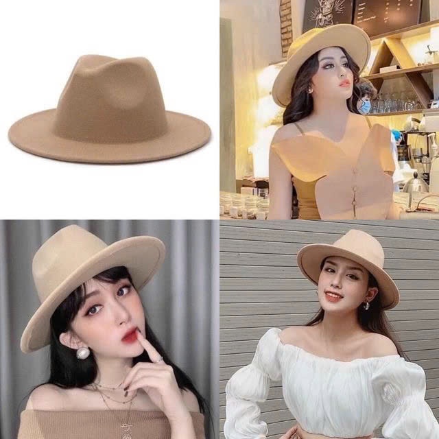 MŨ DA LỘN VÀNH RỘNG NỮ