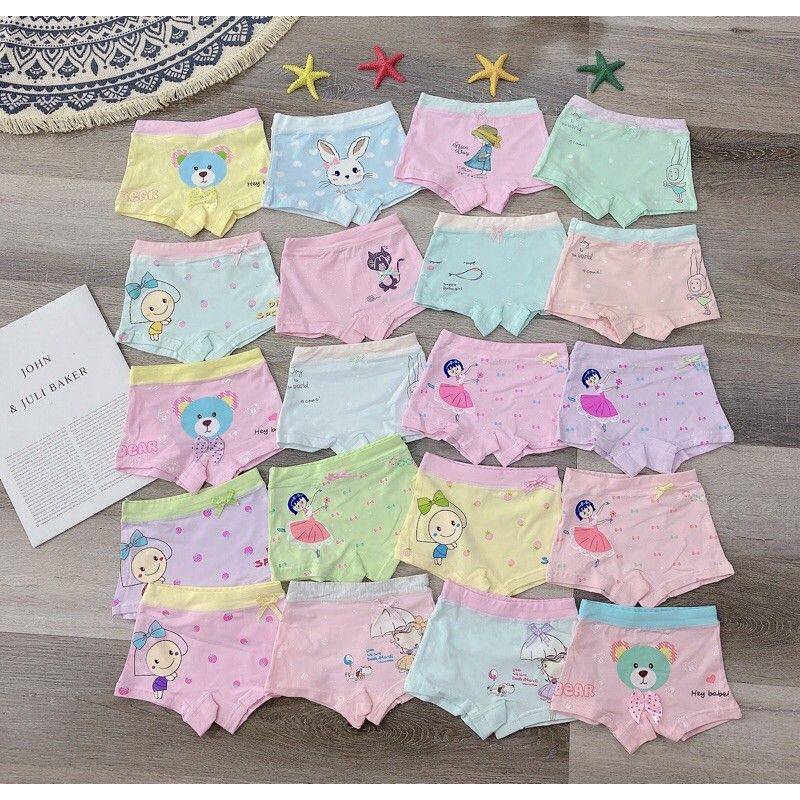 Túi 3 quần chip đùi cao cấp bé gái
