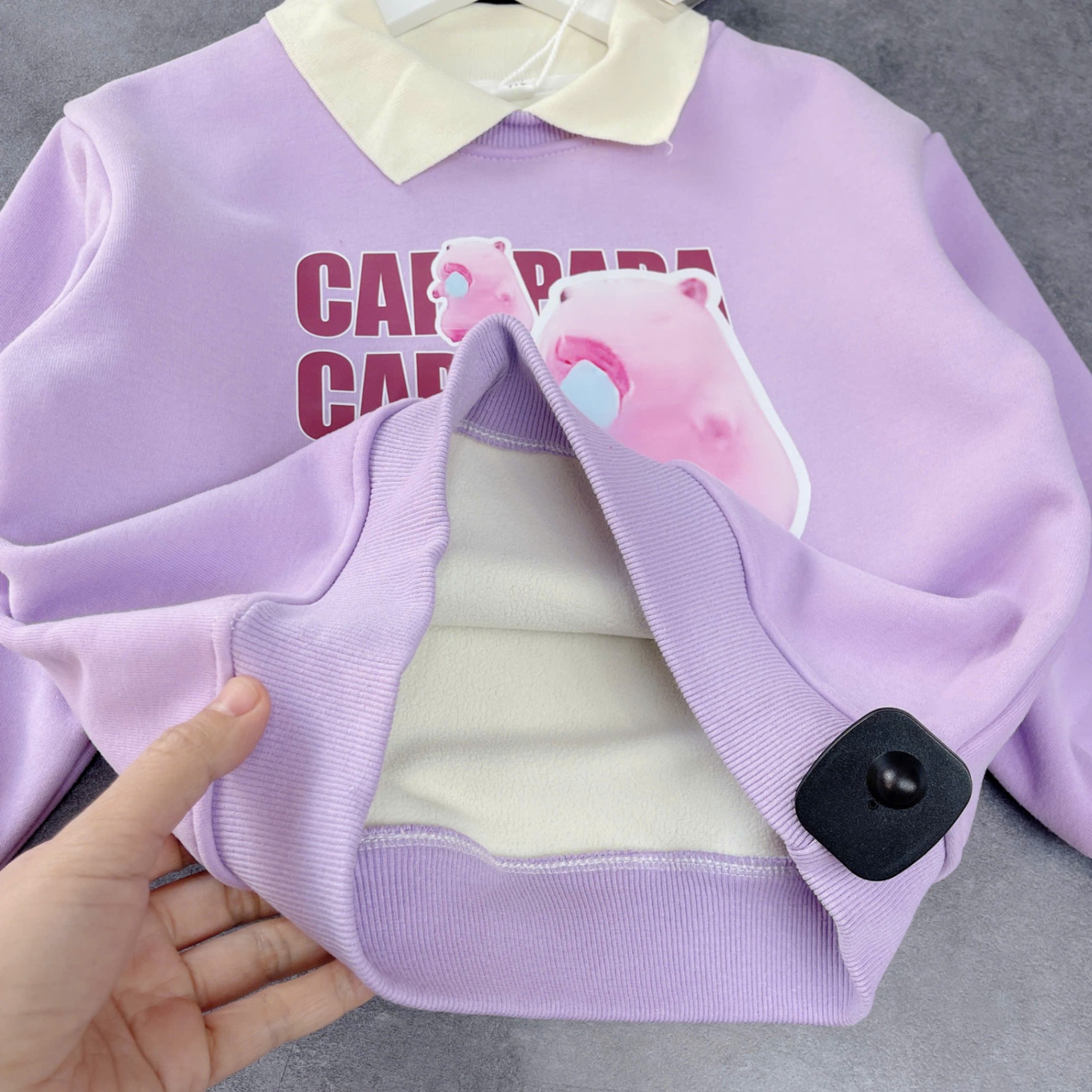 A2810-Áo nỉ lót lông Cappyparra