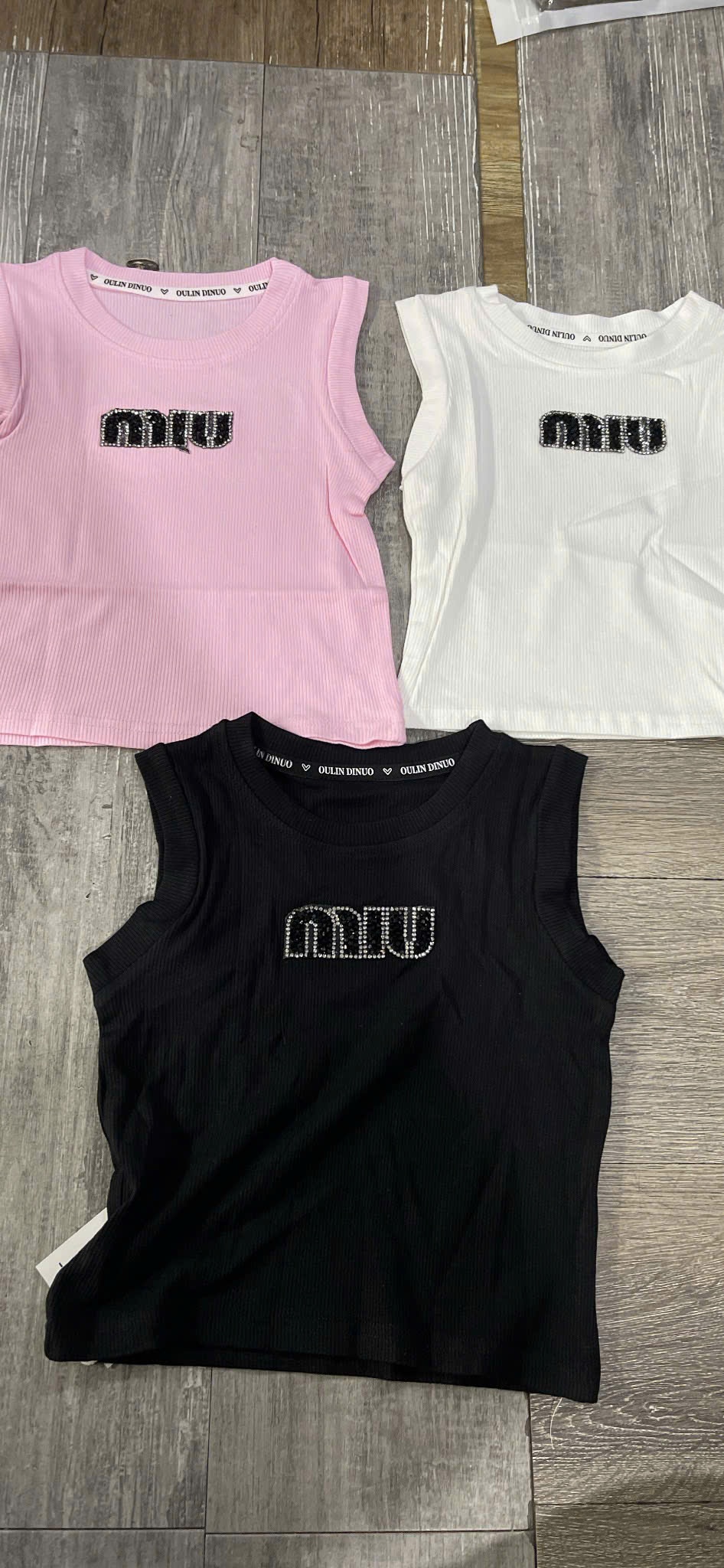 1378-Áo 3 lỗ bé gái MIUMIU