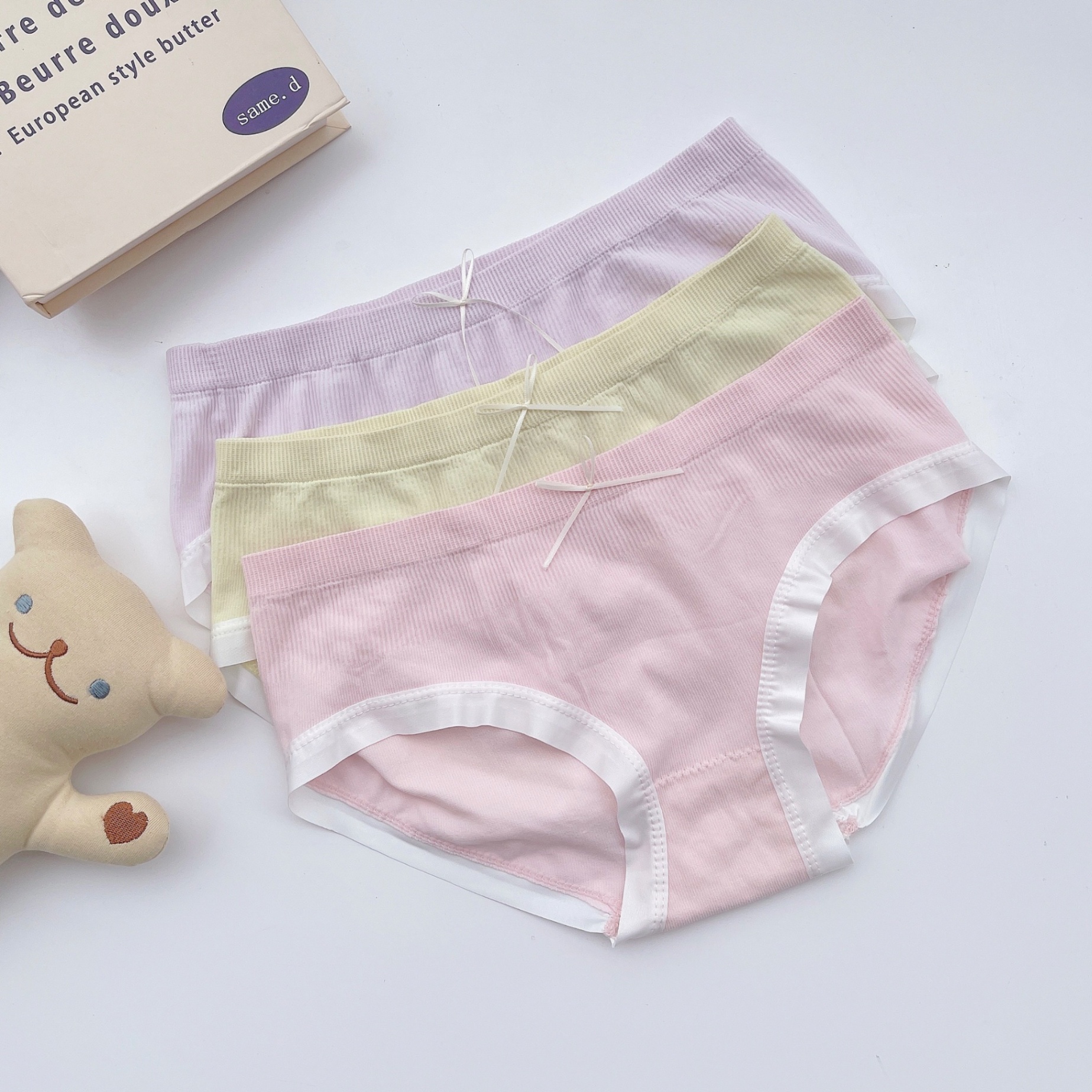 XẢ TẶNG - SET 10 QUẦN LÓT NƠ NỮ
