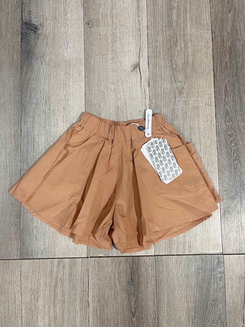 6122D5096-Quần váy nâu bé gái
