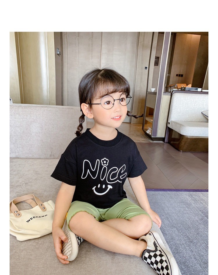 Set 4 quần legging lửng- viền bèo