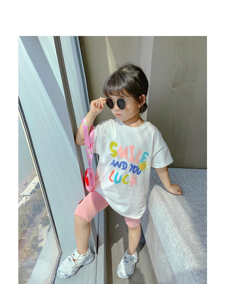 Set 4 quần legging lửng- viền bèo