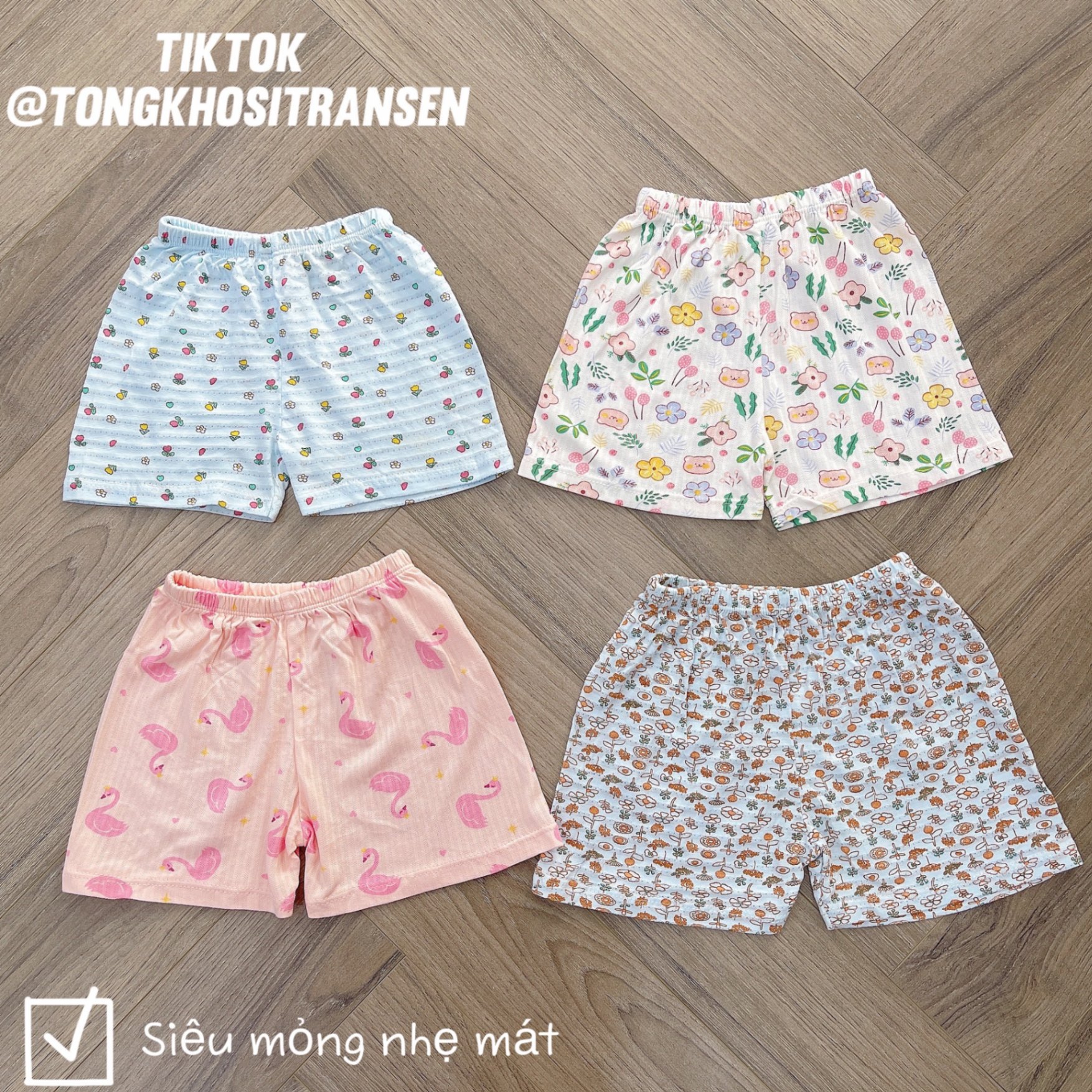 QUẦN ĐÙI COTTON HỌA TIẾT