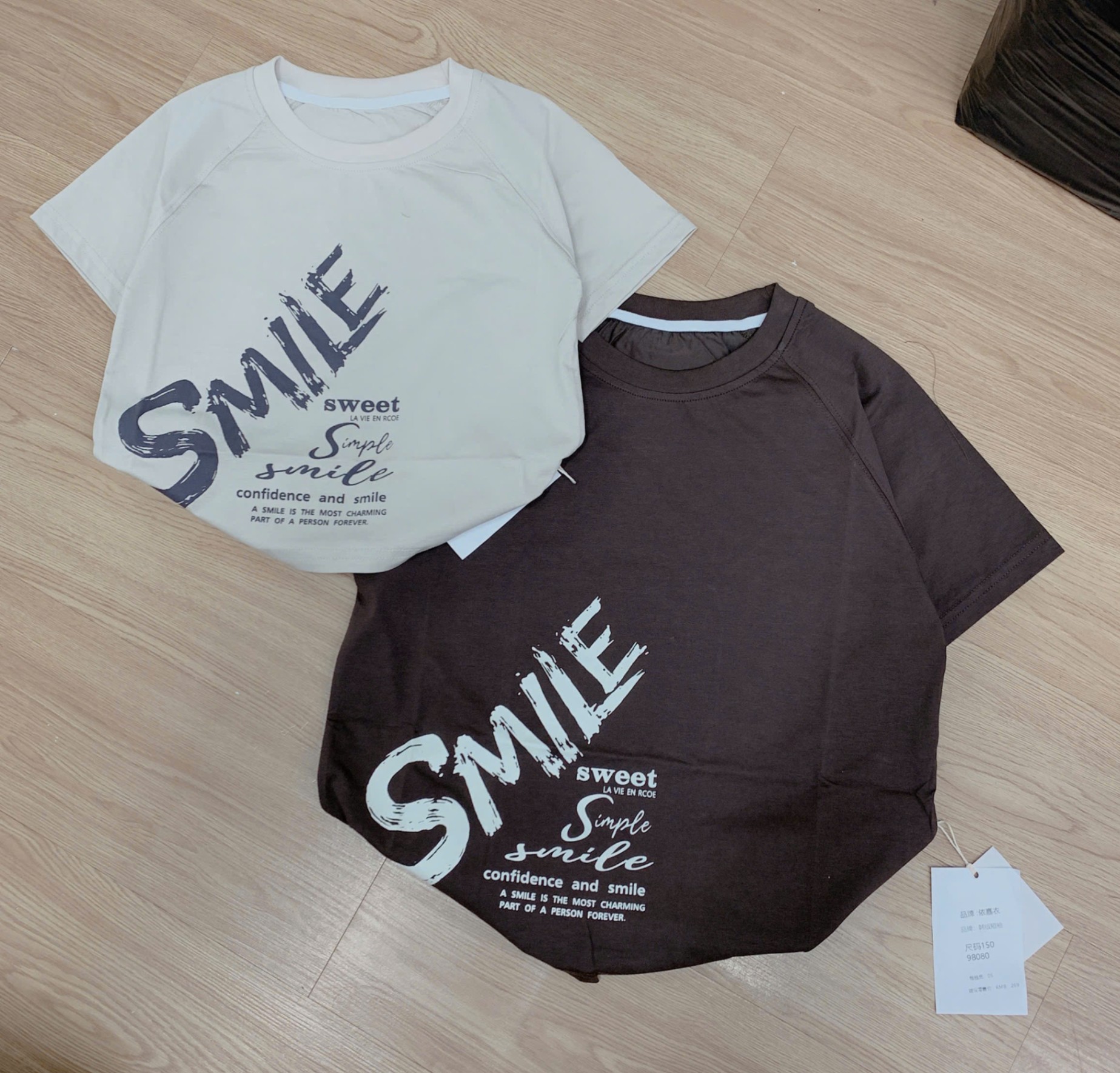 98080 - áo phông cộc tay SMILE