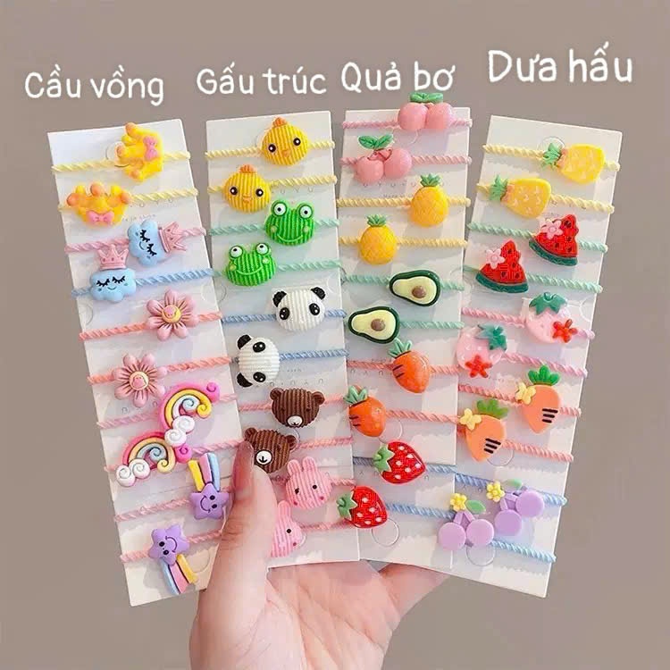 SET 10 CHUN BUỘC TÓC ( KHÔNG BÌA)