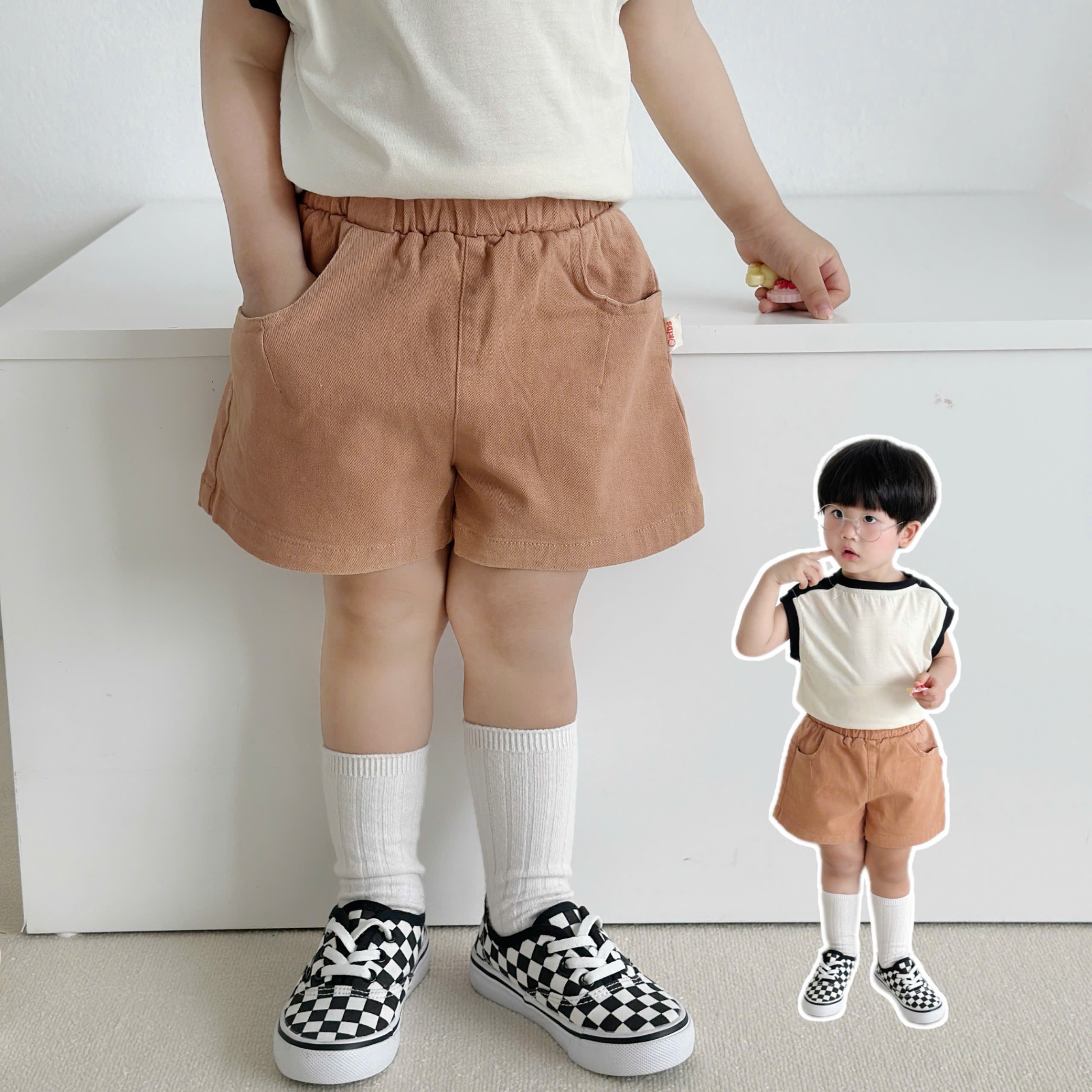 OQC05- QUẦN KAKI ĐÙI HÀN BÉ TRAI O KIDS