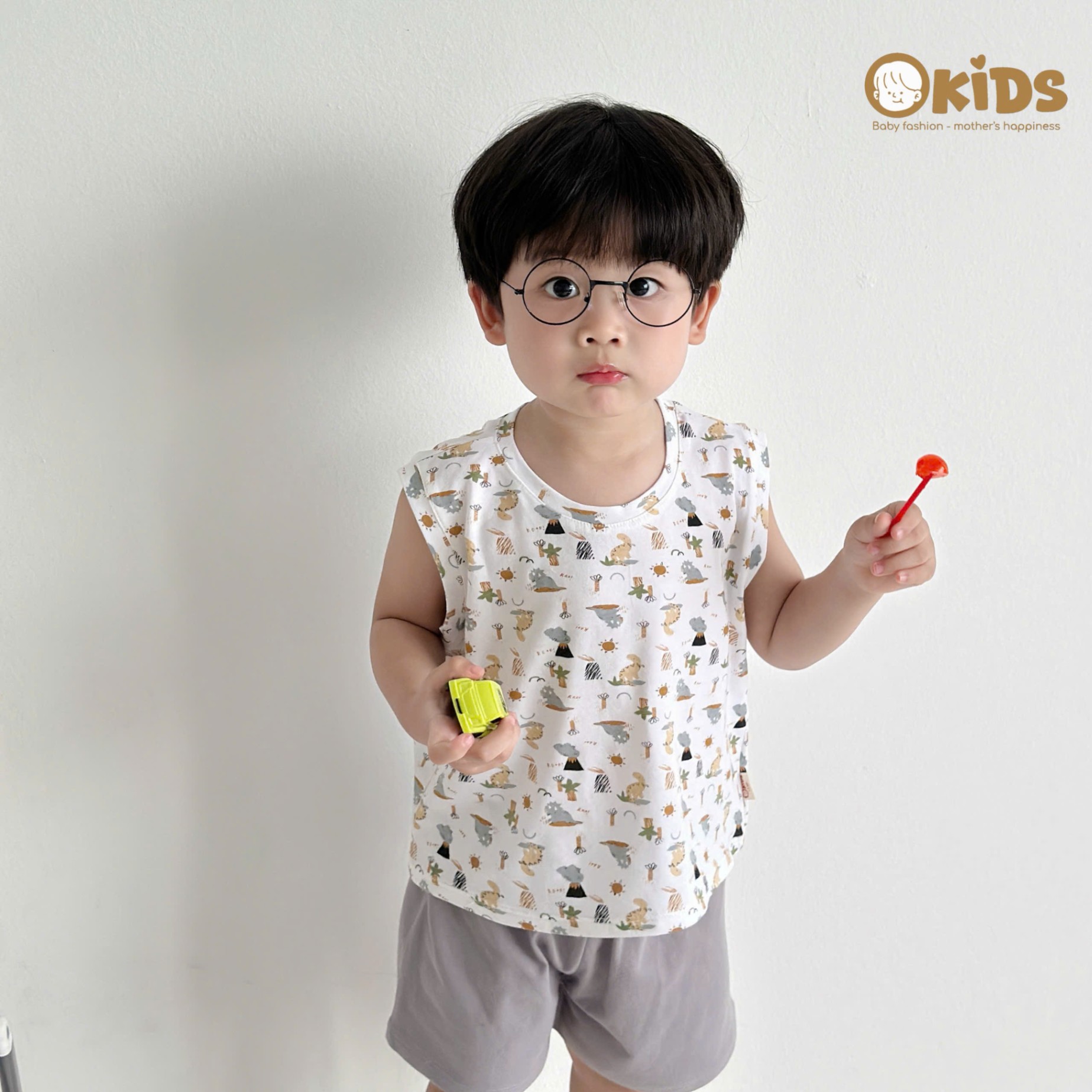 OBBL37- BỘ 3 LỖ COTTON HỌA TIẾT BÉ TRAI