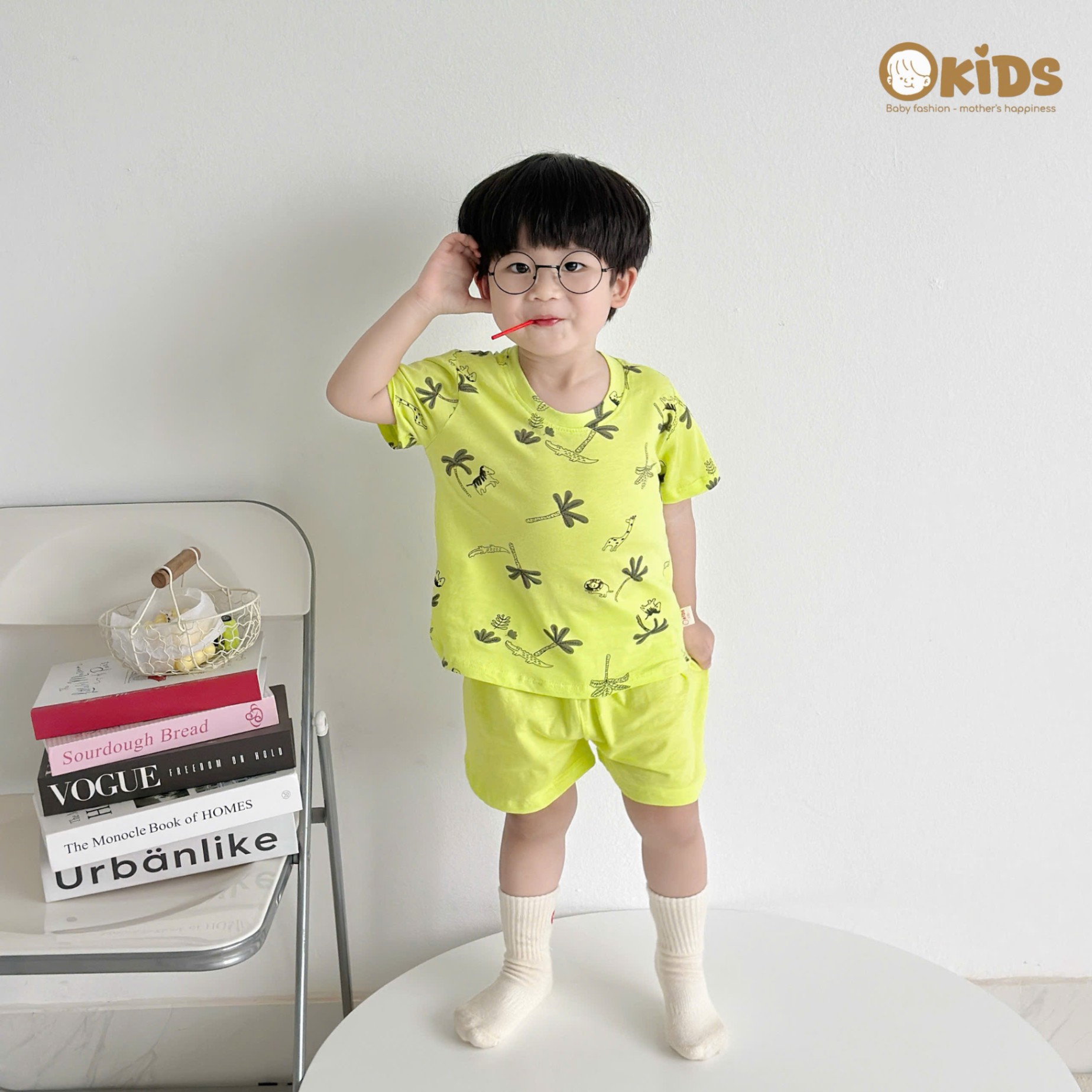 OBC36- BỘ CỘC TAY BORIP HỌA TIẾT BÉ TRAI