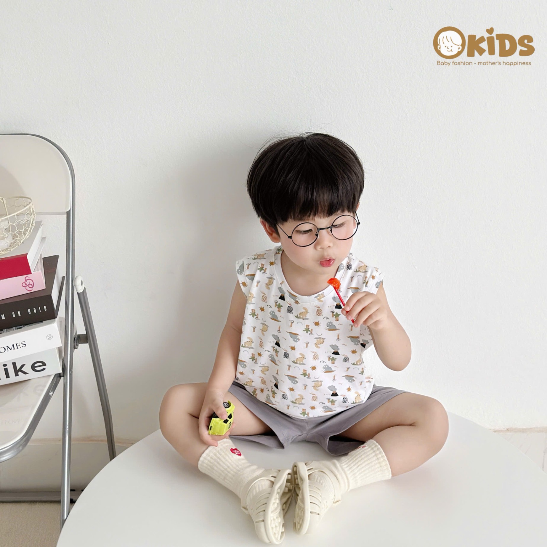 OBBL37- BỘ 3 LỖ COTTON HỌA TIẾT BÉ TRAI