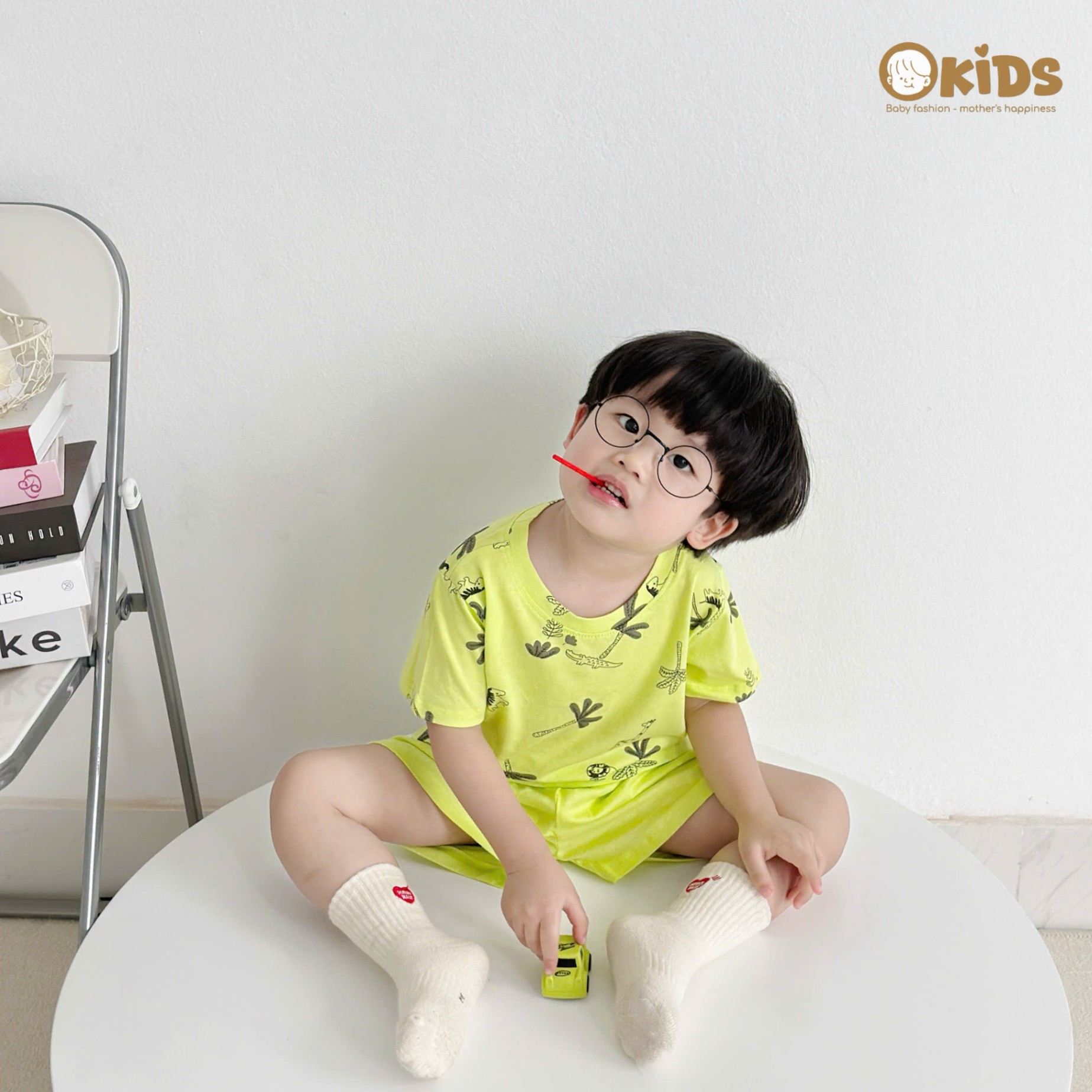 OBC36- BỘ CỘC TAY BORIP HỌA TIẾT BÉ TRAI