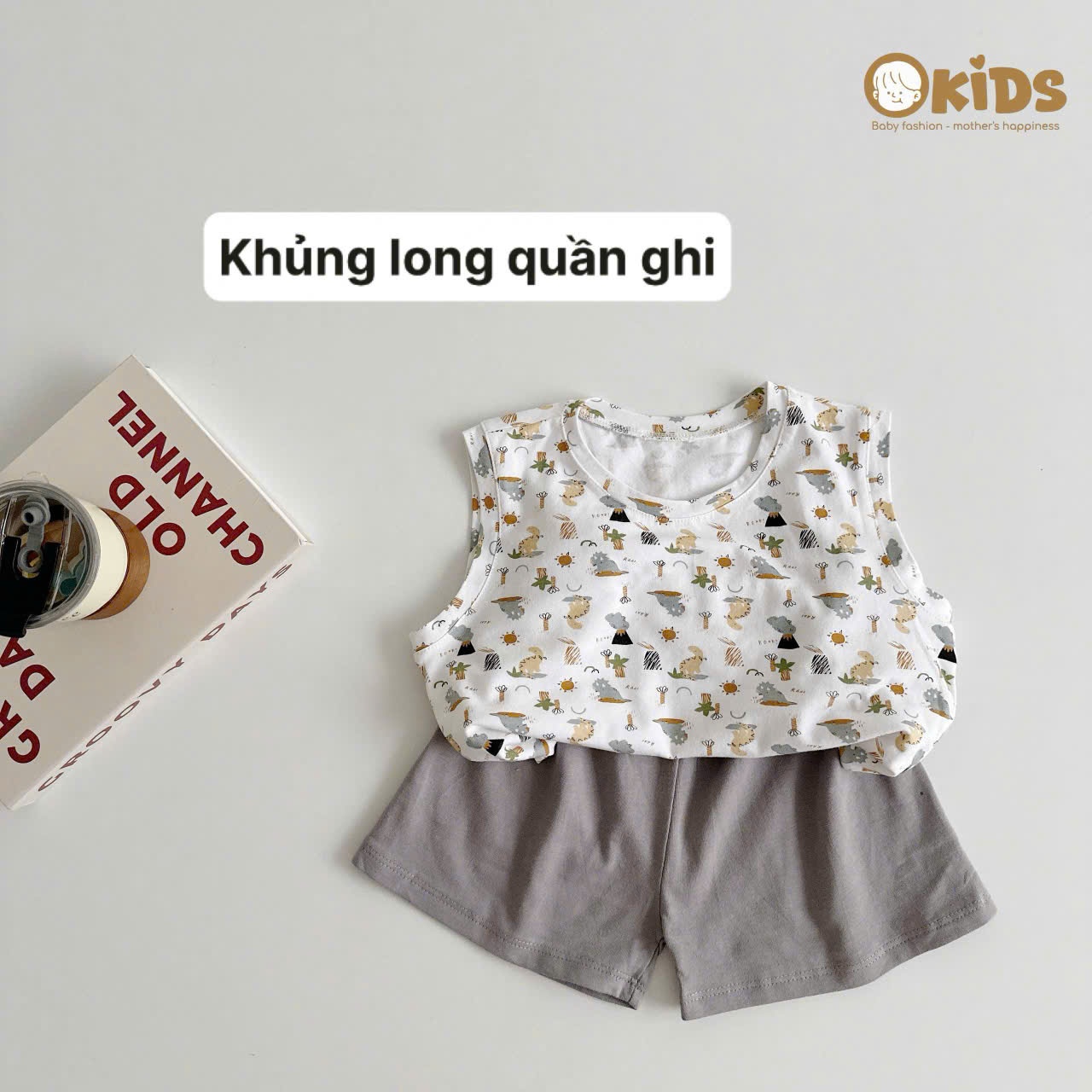 OBBL37- BỘ 3 LỖ COTTON HỌA TIẾT BÉ TRAI