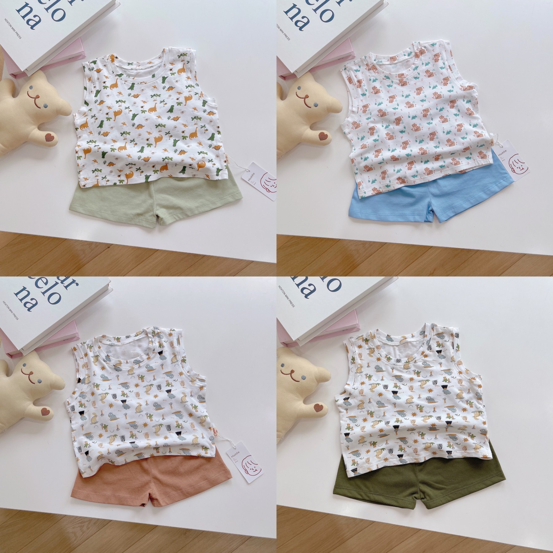 OBBL37- BỘ 3 LỖ COTTON HỌA TIẾT BÉ TRAI