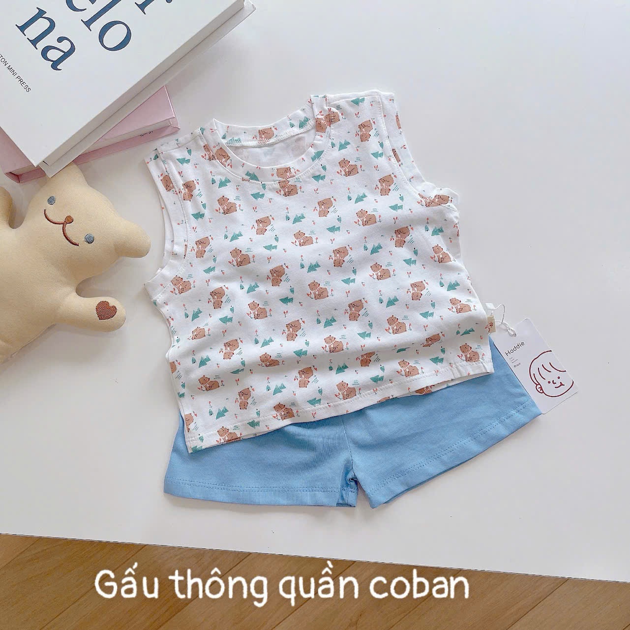 OBBL37- BỘ 3 LỖ COTTON HỌA TIẾT BÉ TRAI
