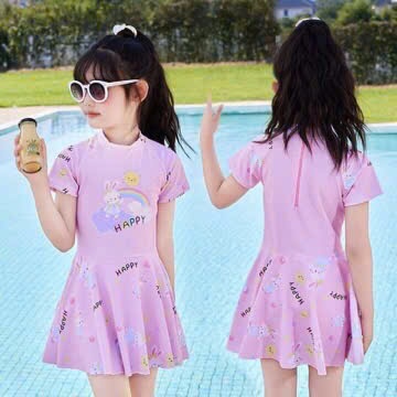 đồ bơi chân váy liền thân bé gái