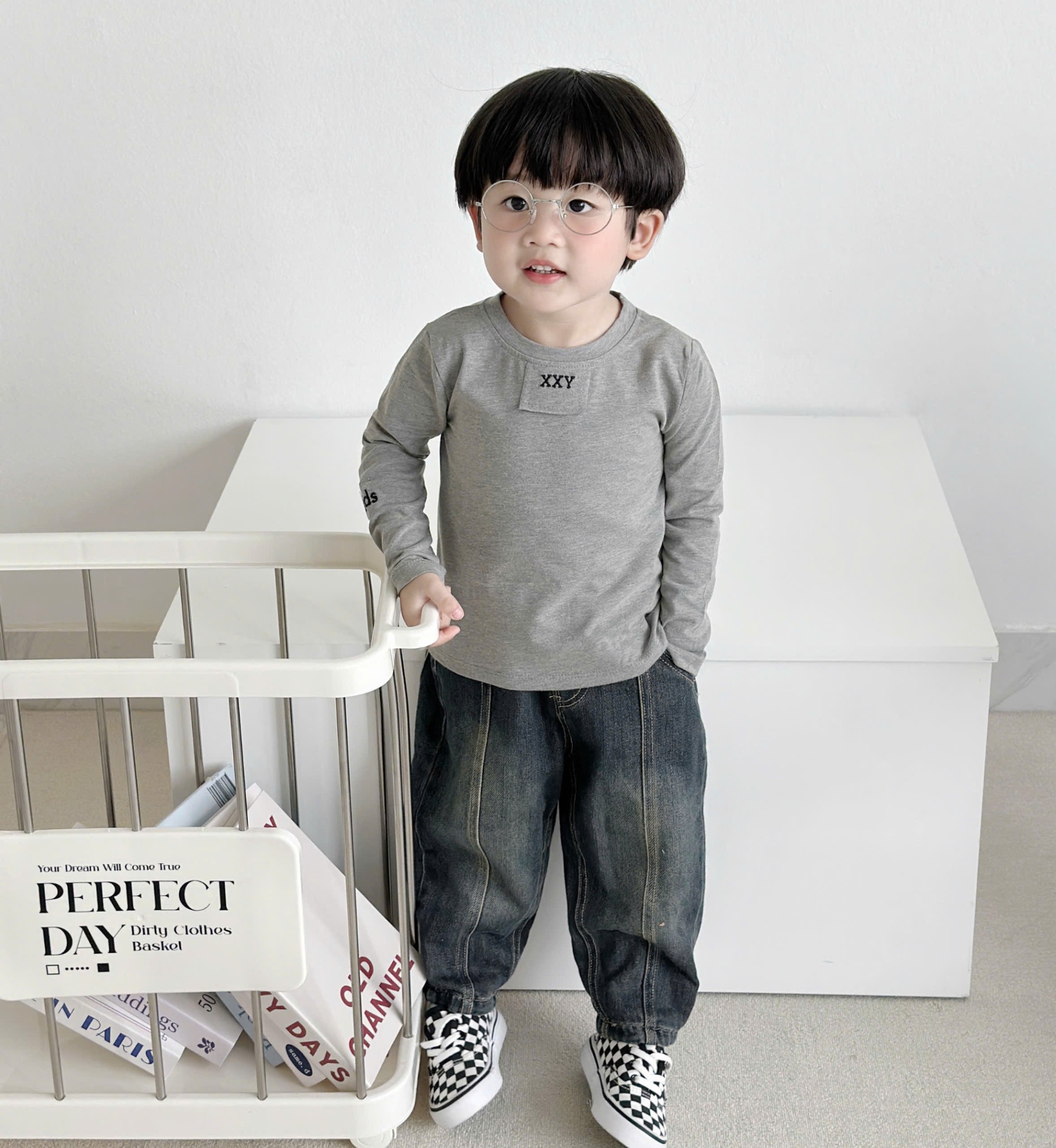 OAD47 - ÁO COTTON DÀI TAY XXY BÉ TRAI