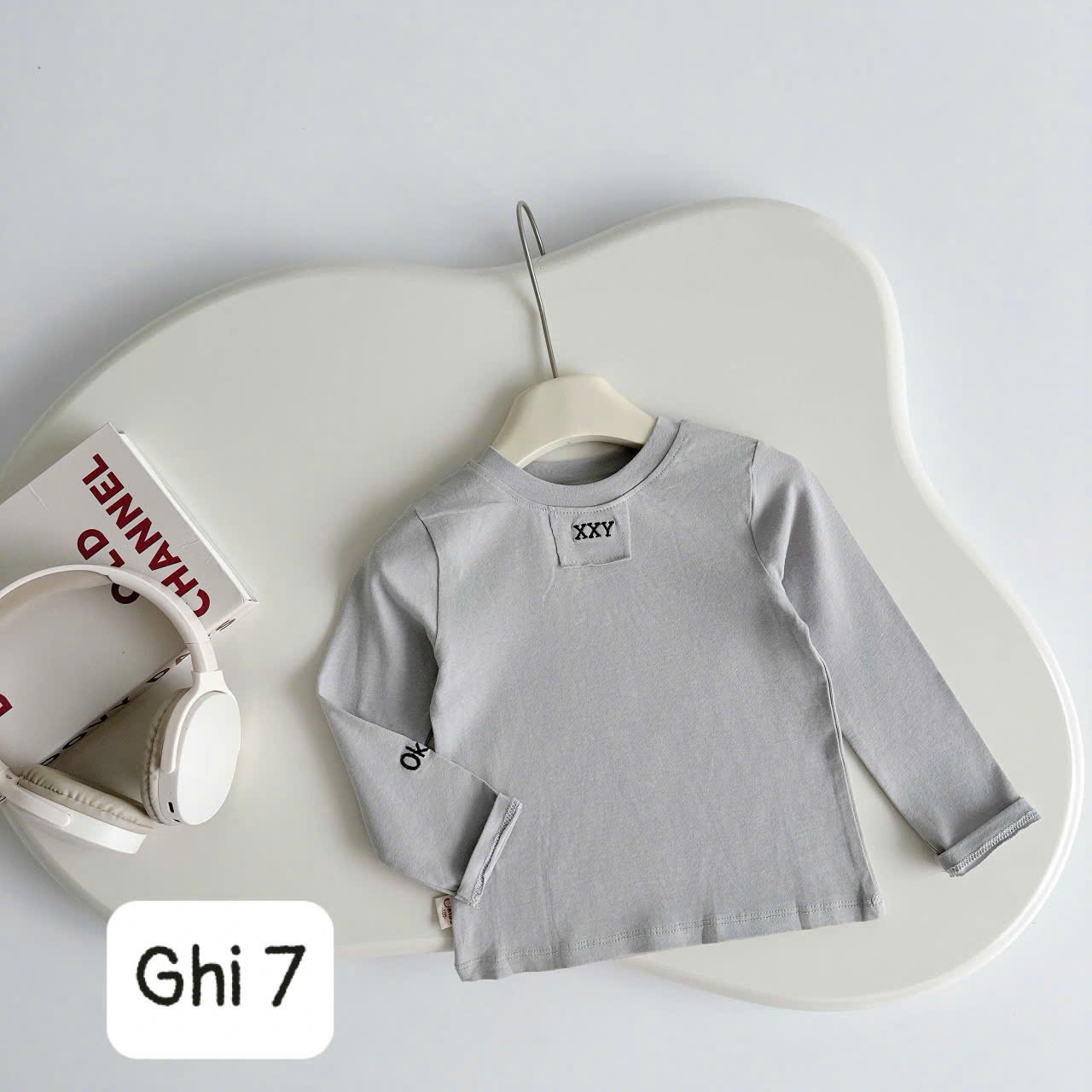 OAD47 - ÁO COTTON DÀI TAY XXY BÉ TRAI