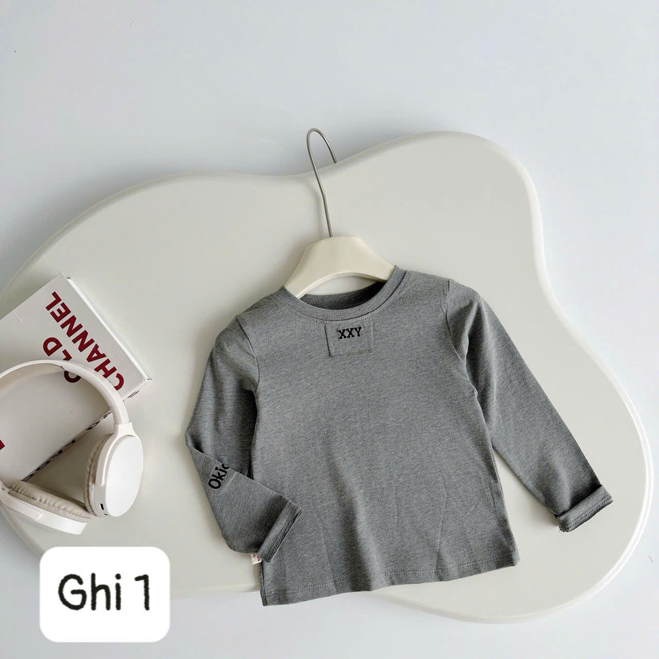 OAD47 - ÁO COTTON DÀI TAY XXY BÉ TRAI
