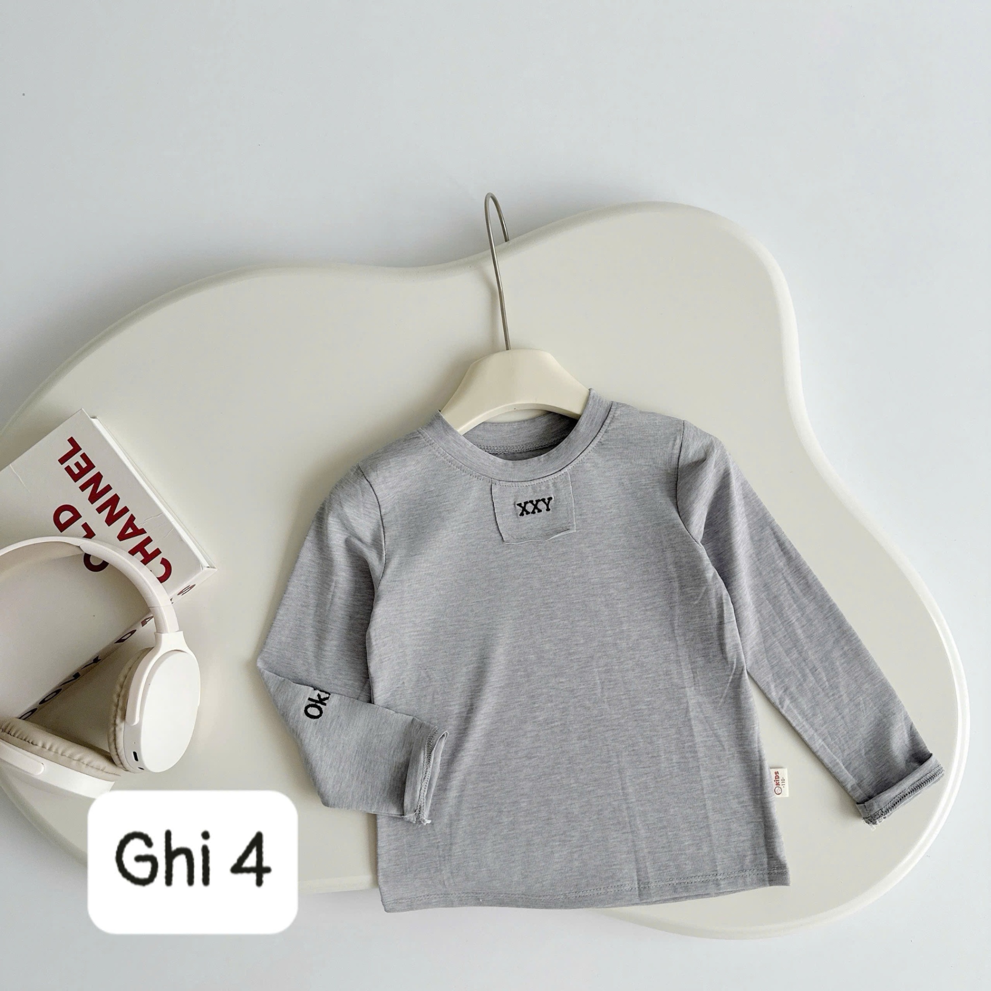 OAD47 - ÁO COTTON DÀI TAY XXY BÉ TRAI