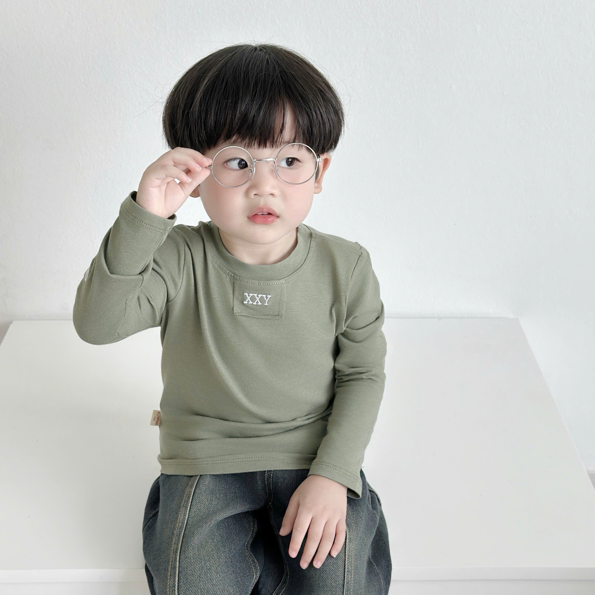 OAD47 - ÁO COTTON DÀI TAY XXY BÉ TRAI