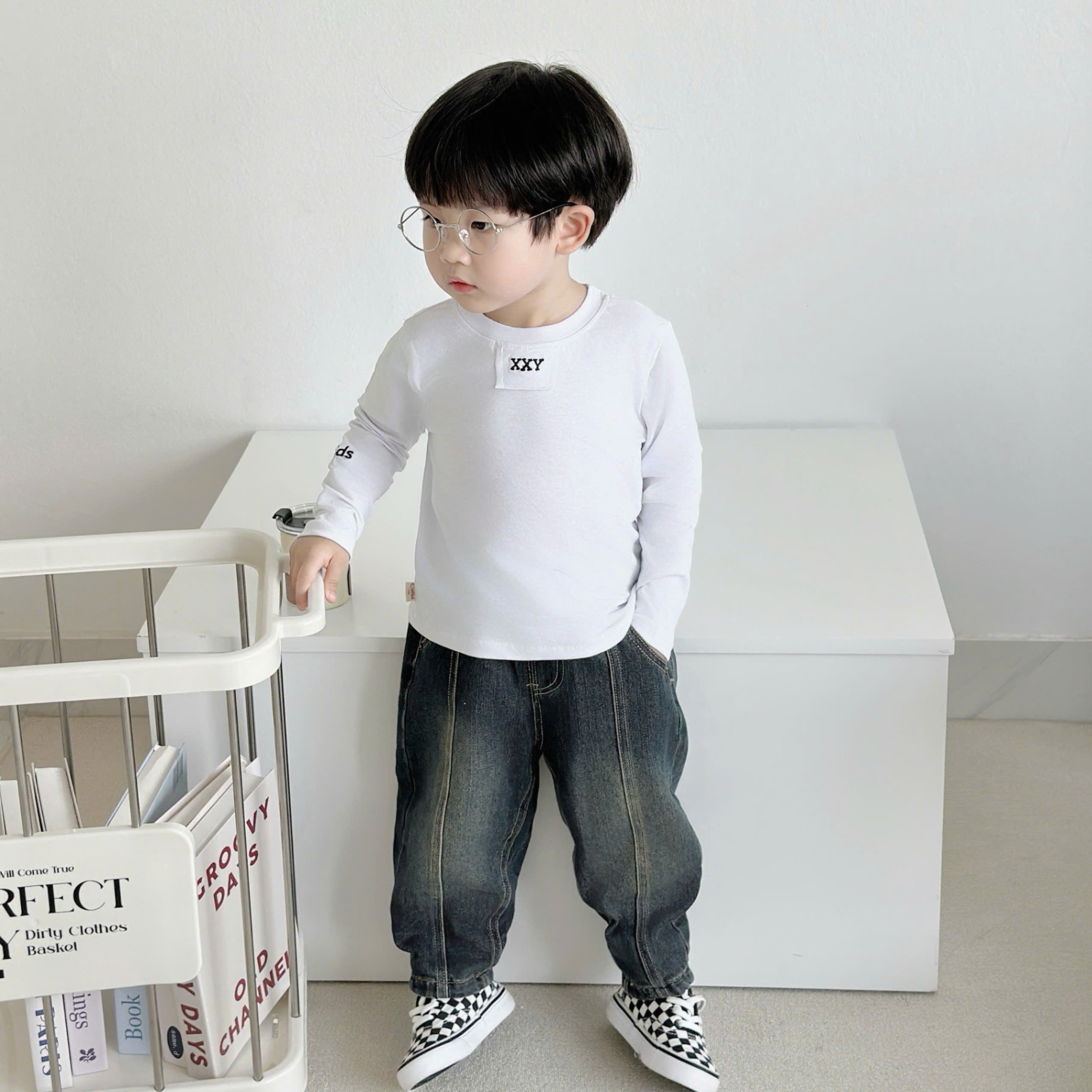OAD47 - ÁO COTTON DÀI TAY XXY BÉ TRAI