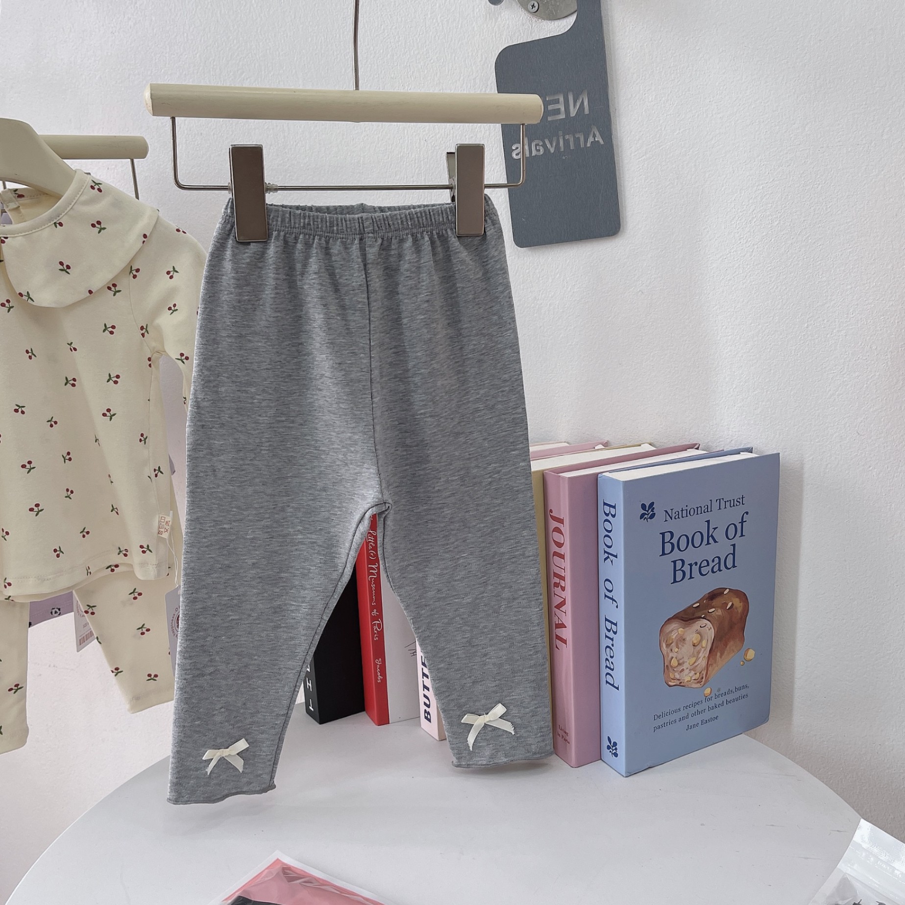 OS2Q58- SET 2 QUẦN DÀI COTTON ĐÍNH NƠ