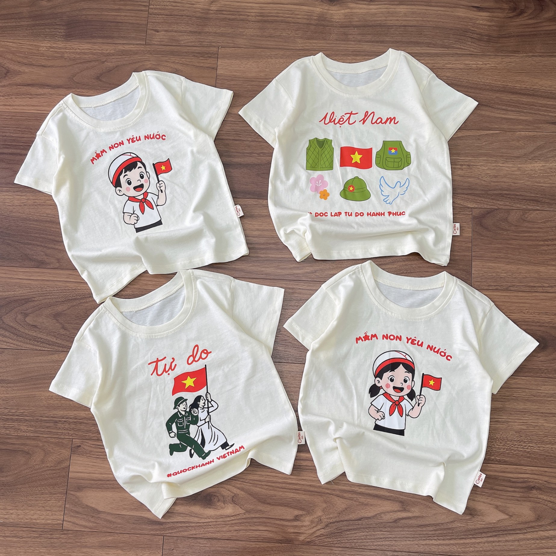 OAC59- ÁO CỘC MẦM NON YÊU NƯỚC