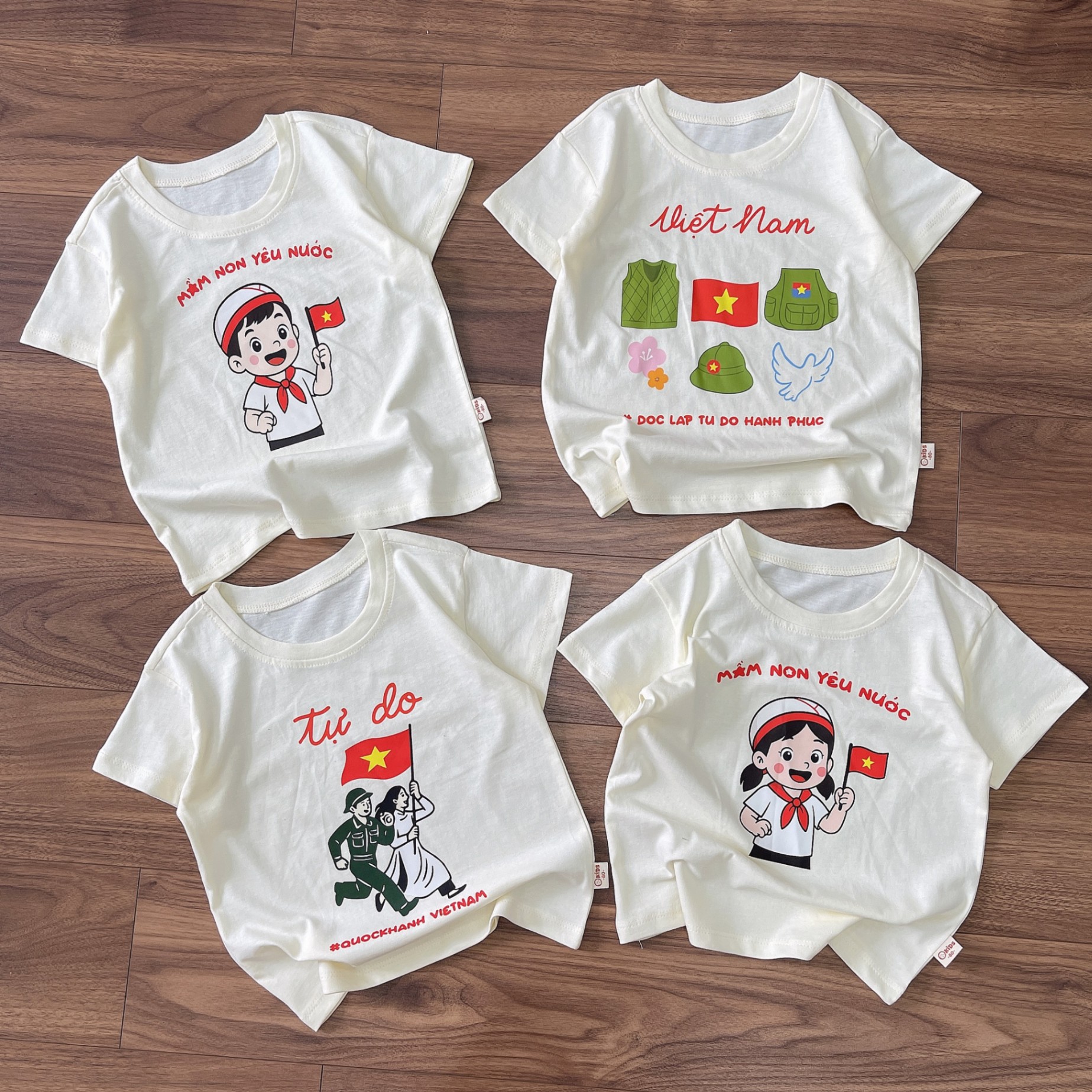 OAC59- ÁO CỘC MẦM NON YÊU NƯỚC