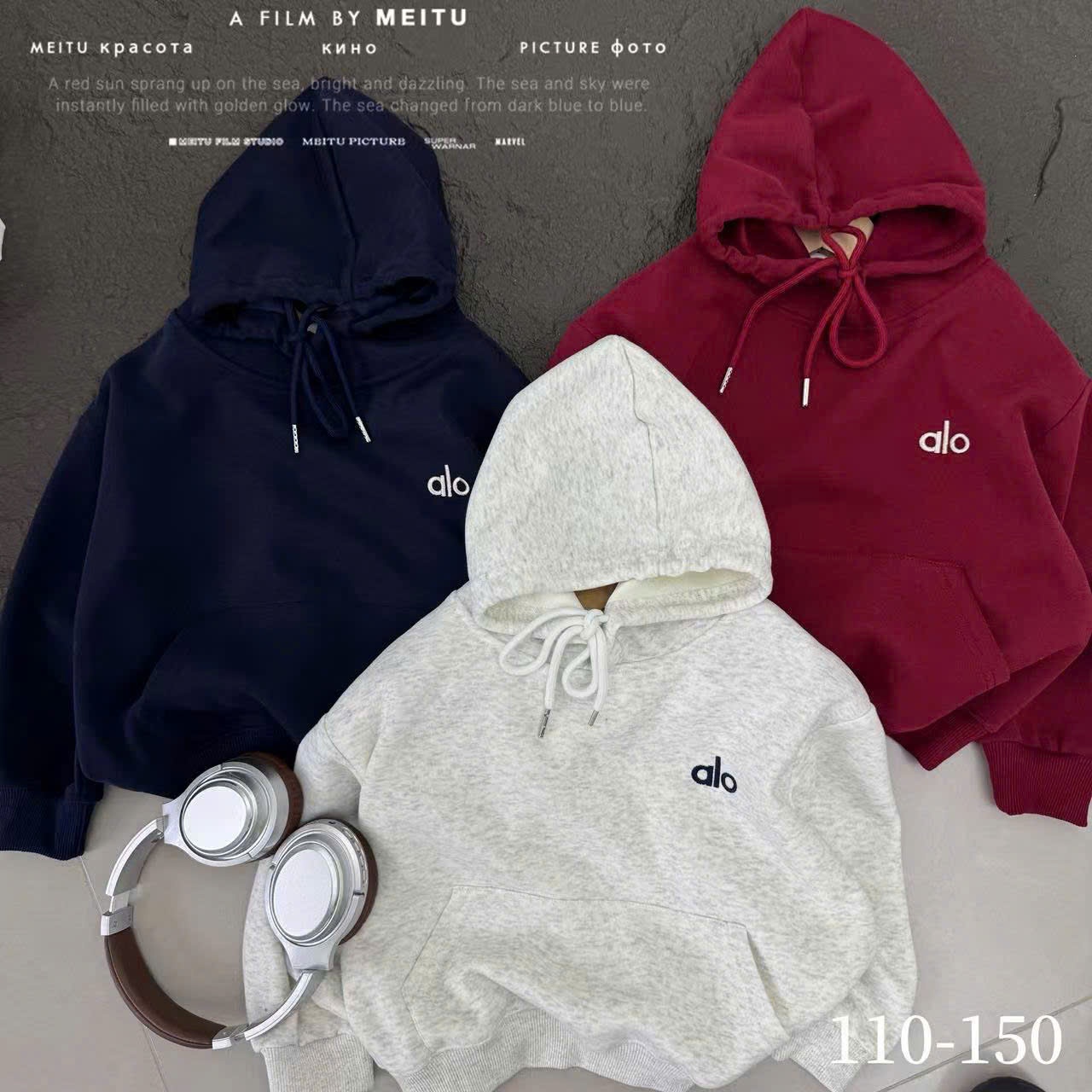 áo nỉ hoodie đỏ ALO