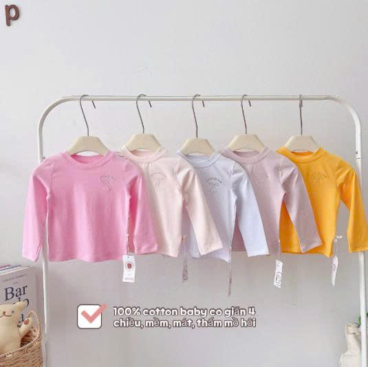 ÁO DÀI TAY COTTON THÊU NƠ LAVE