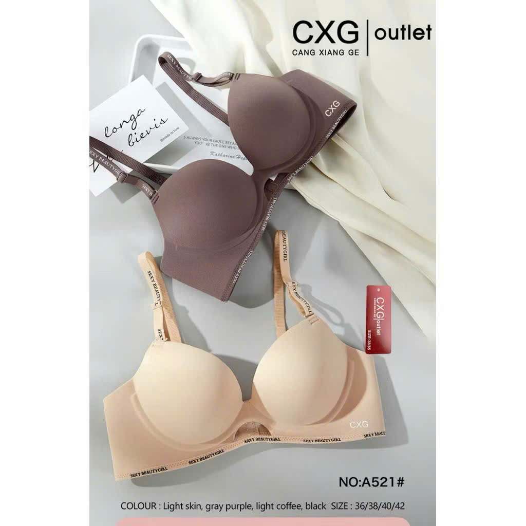 ÁO LÓT CXG ĐỆM MỎNG VIỀN CHỮ