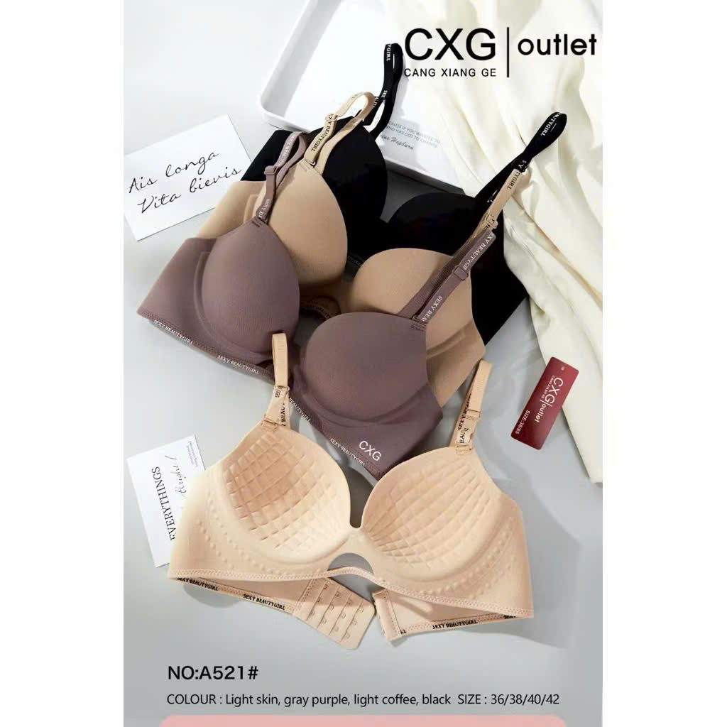 ÁO LÓT CXG ĐỆM MỎNG VIỀN CHỮ