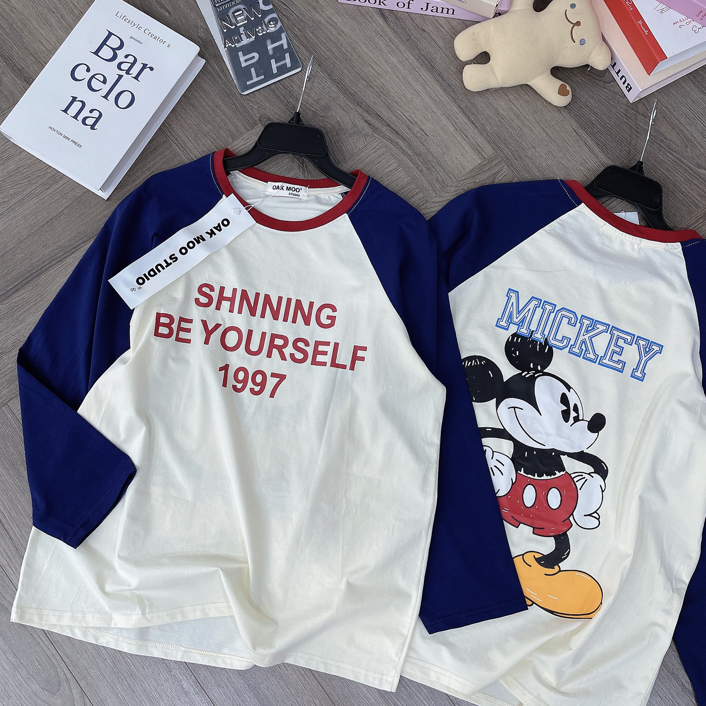 XẢ TẶNG - ÁO PHÔNG DÀI MÓC NỮ MICKEY 1997