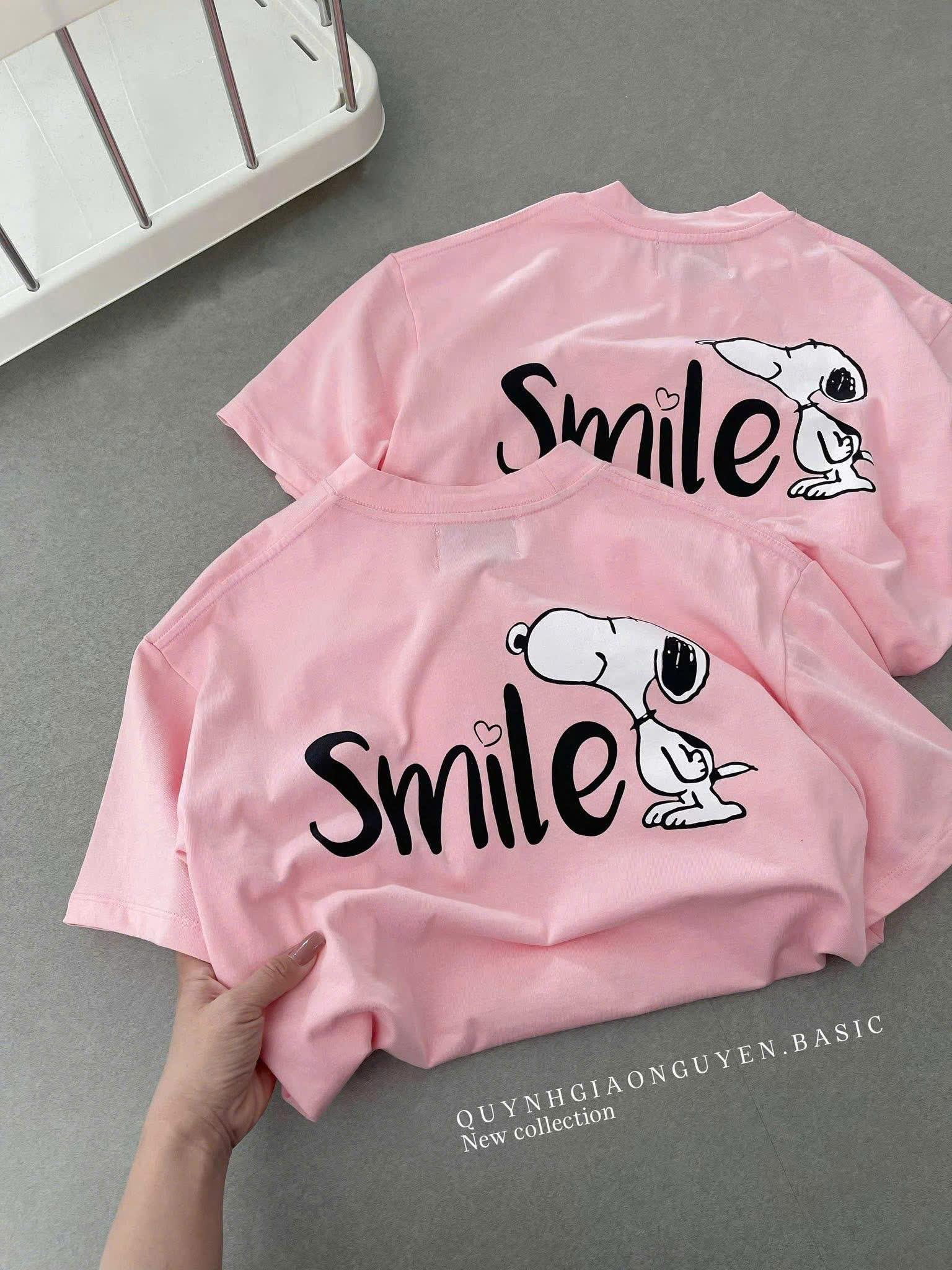 AP87 - ÁO PHÔNG CỘC HỒNG SNOOPY NỮ
