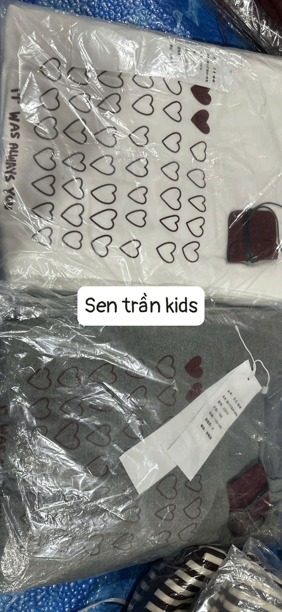 Áo dài tay bé gái đại kèm dây đeo 25919