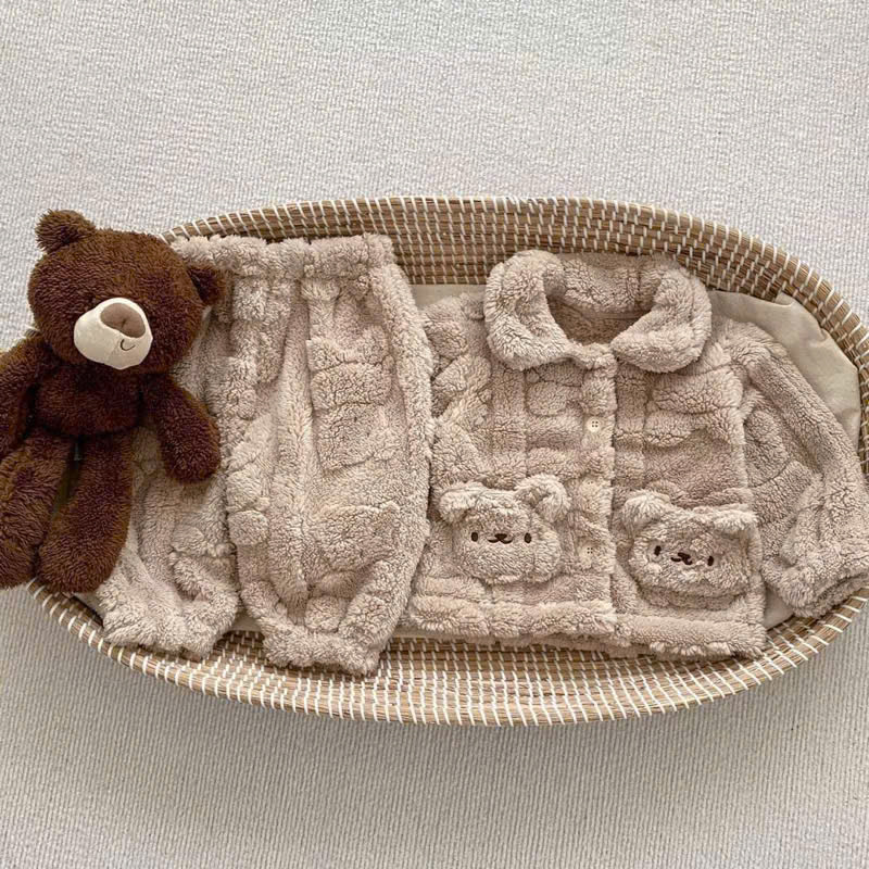 BB31- BỘ LÔNG BÉ TÚI GẤU CUTE QC