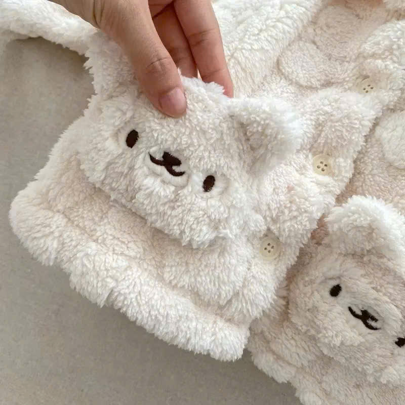 BB31- BỘ LÔNG BÉ TÚI GẤU CUTE QC