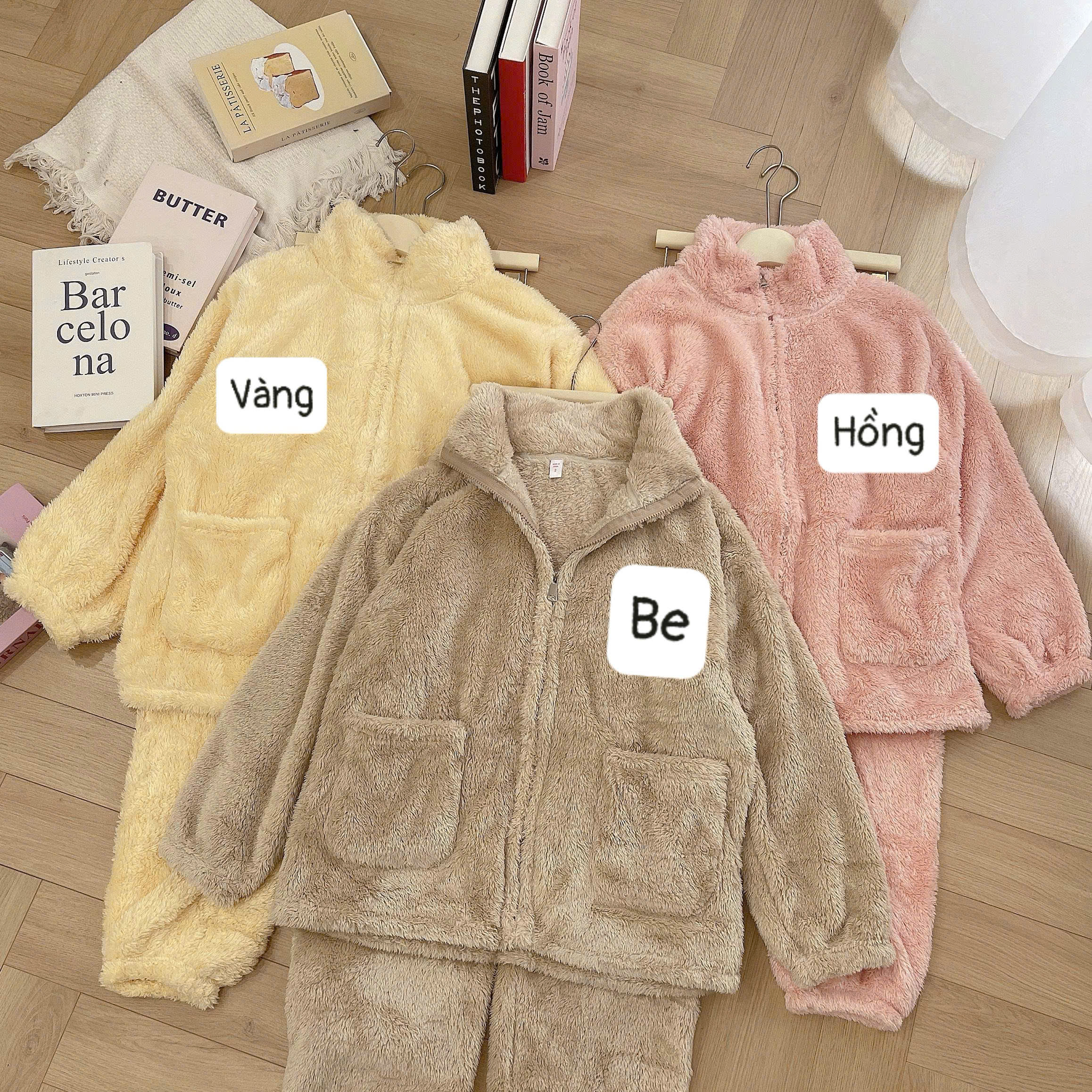 BN46-BỘ LÔNG NỮ TRƠN KÉO KHÓA