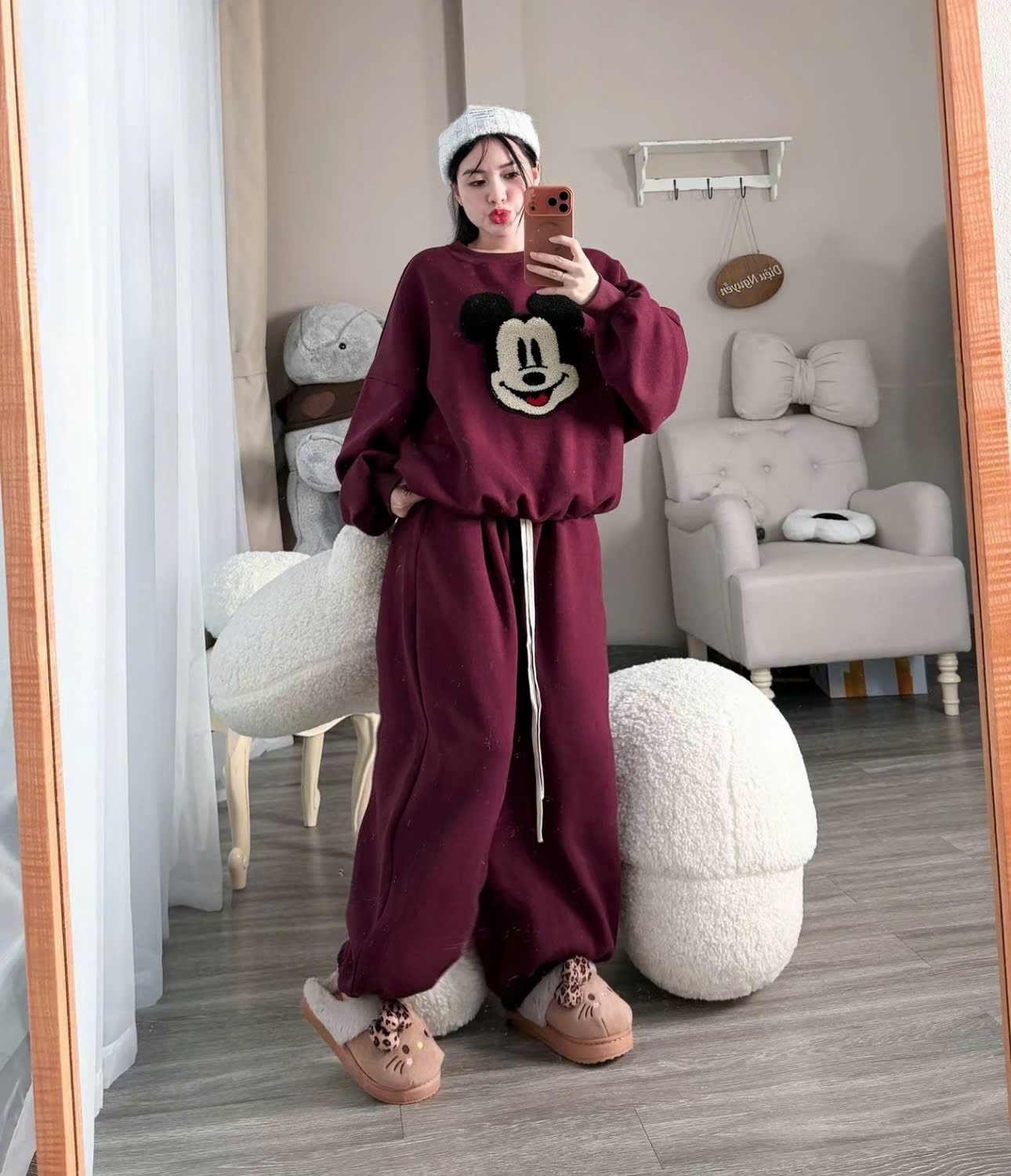 BN71-BỘ NỈ 2 DA MICKEY XÙ