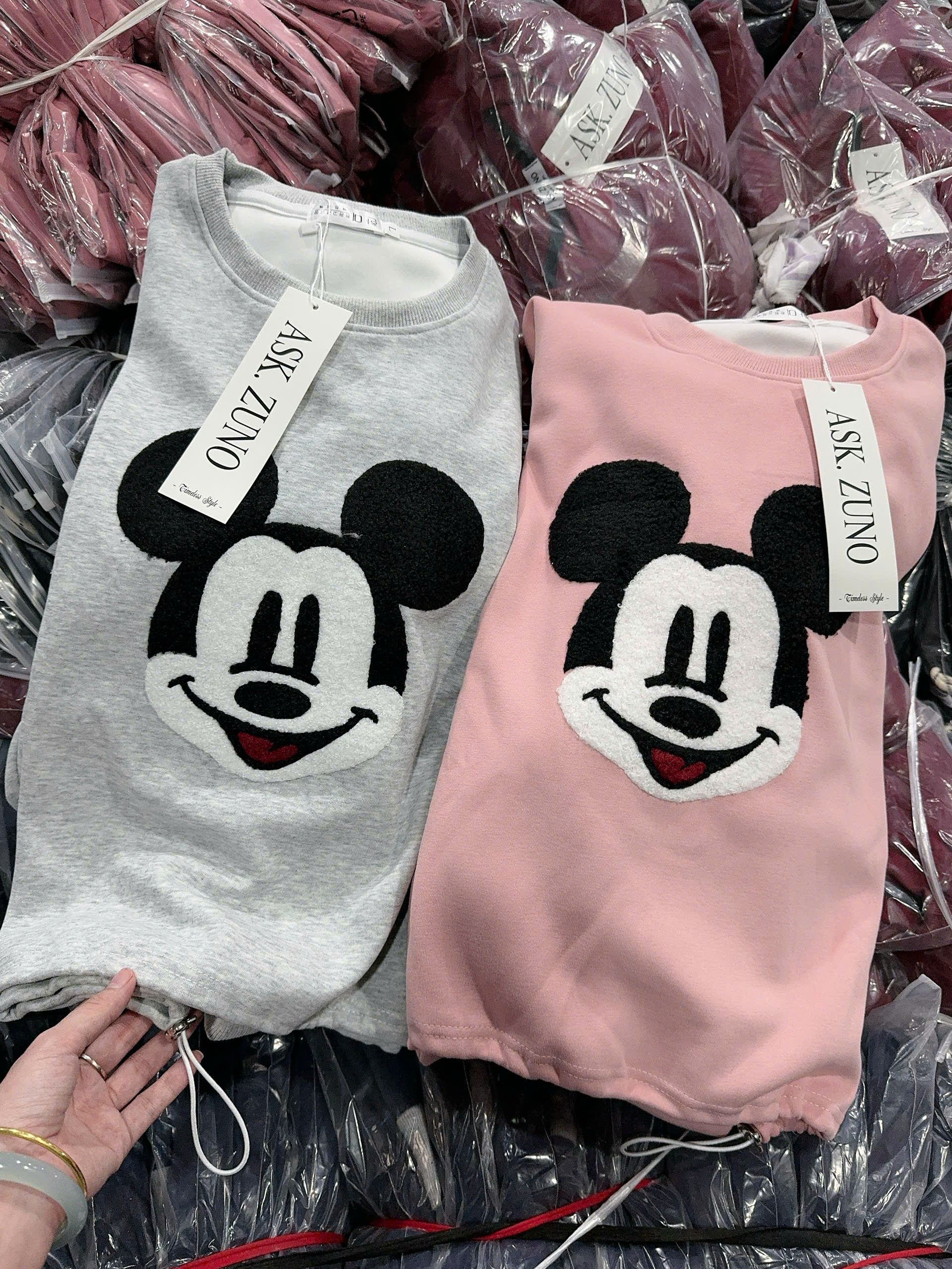 BN71-BỘ NỈ 2 DA MICKEY XÙ