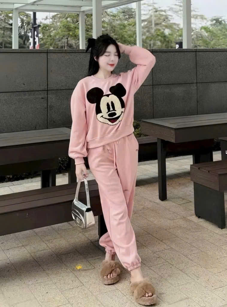 BN71-BỘ NỈ 2 DA MICKEY XÙ