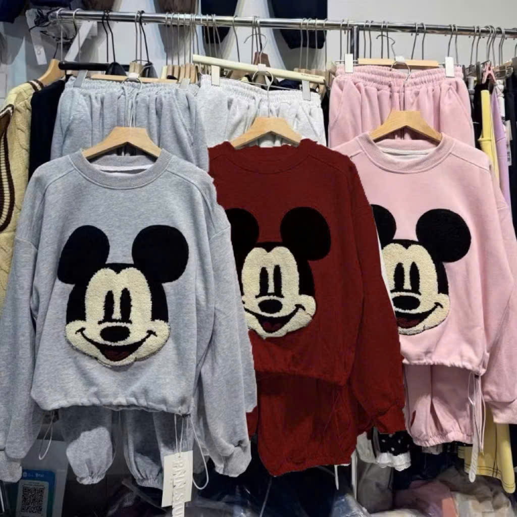 BN71-BỘ NỈ 2 DA MICKEY XÙ