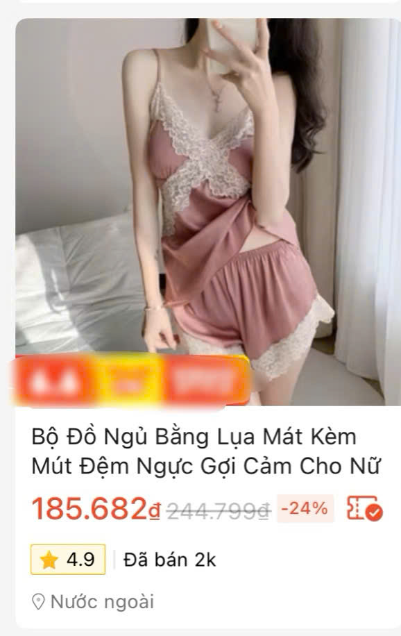 BỘ LỤA REN NỮ 2 DÂY K KÈM MÚT