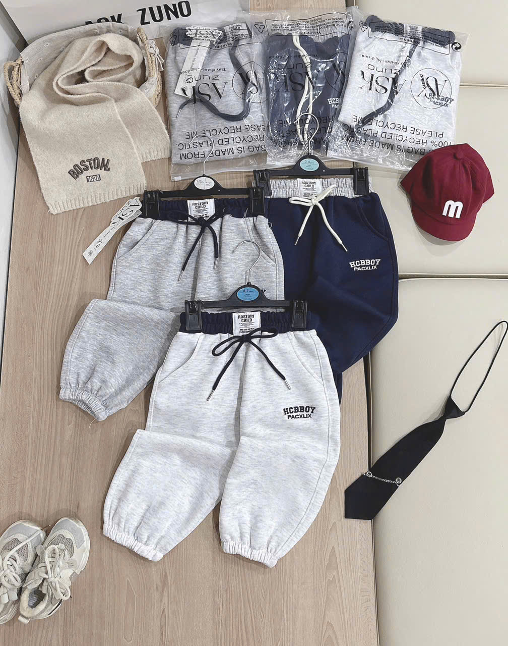 xả tặng - SET 3 QUẦN NỈ BO GẤU HCBBOY