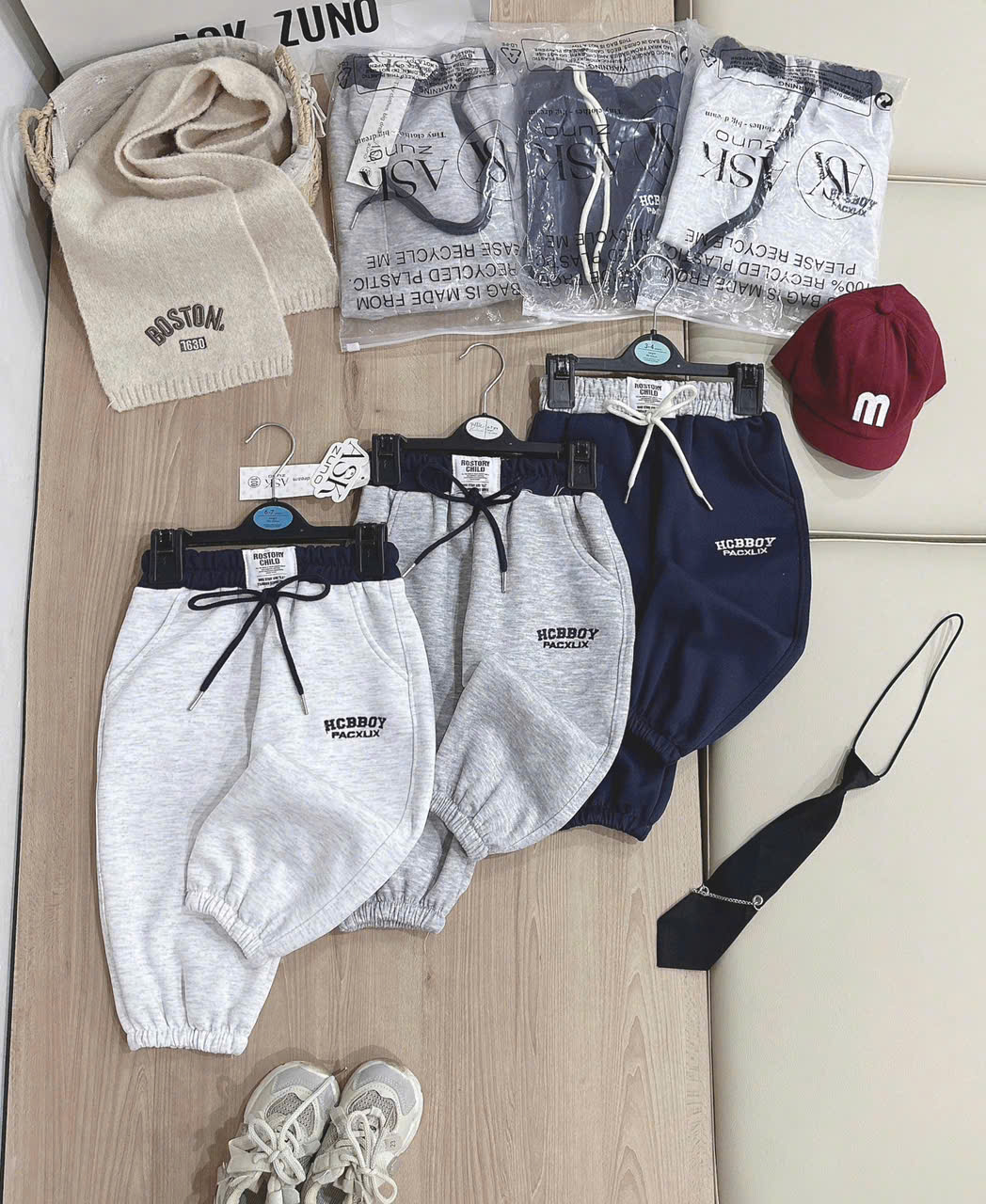 xả tặng - SET 3 QUẦN NỈ BO GẤU HCBBOY
