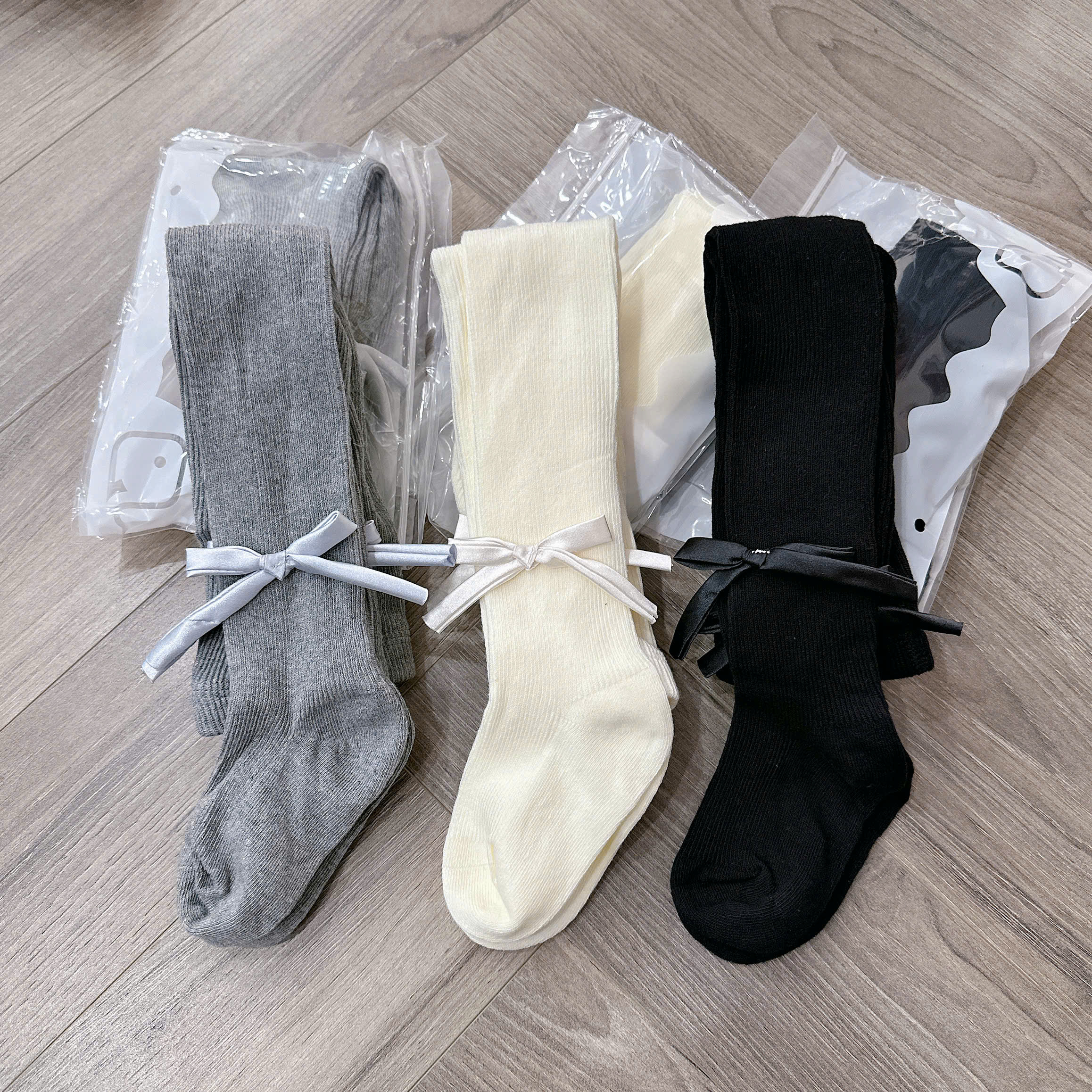 LB76-QUẦN LEN LIỀN BÀN NƠ HÀN QUỐC