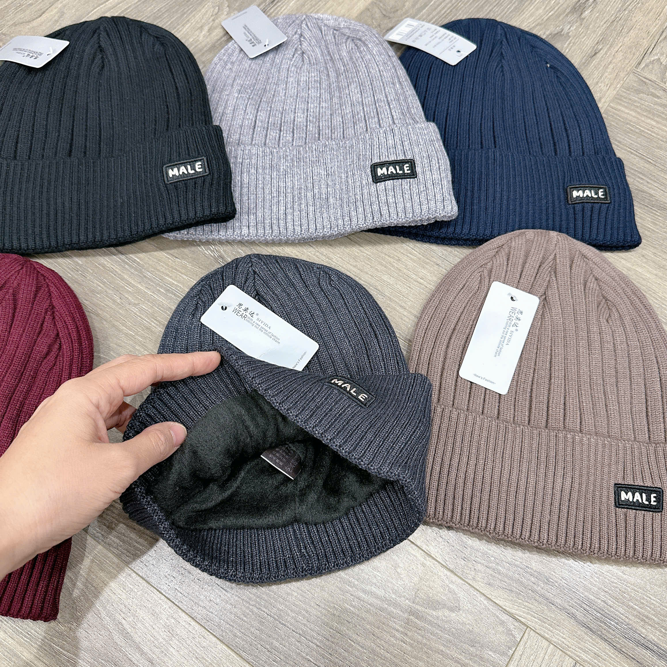 ML53-MŨ LEN MALE SỊN QC