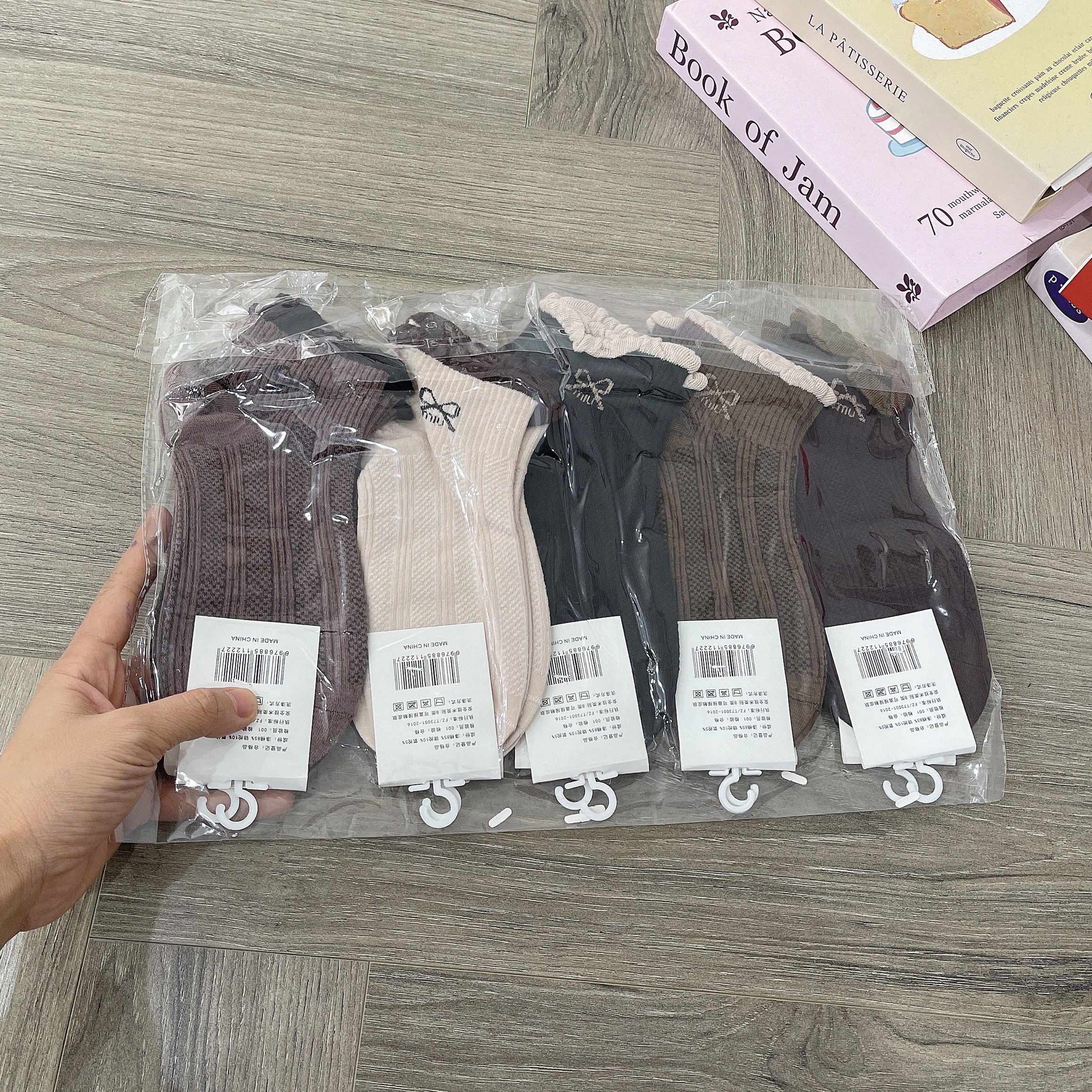 XẢ TẶNG - SET 10 ĐÔI TẤT NƠ VIỀN BÈO NỮ-NƠ BÈO