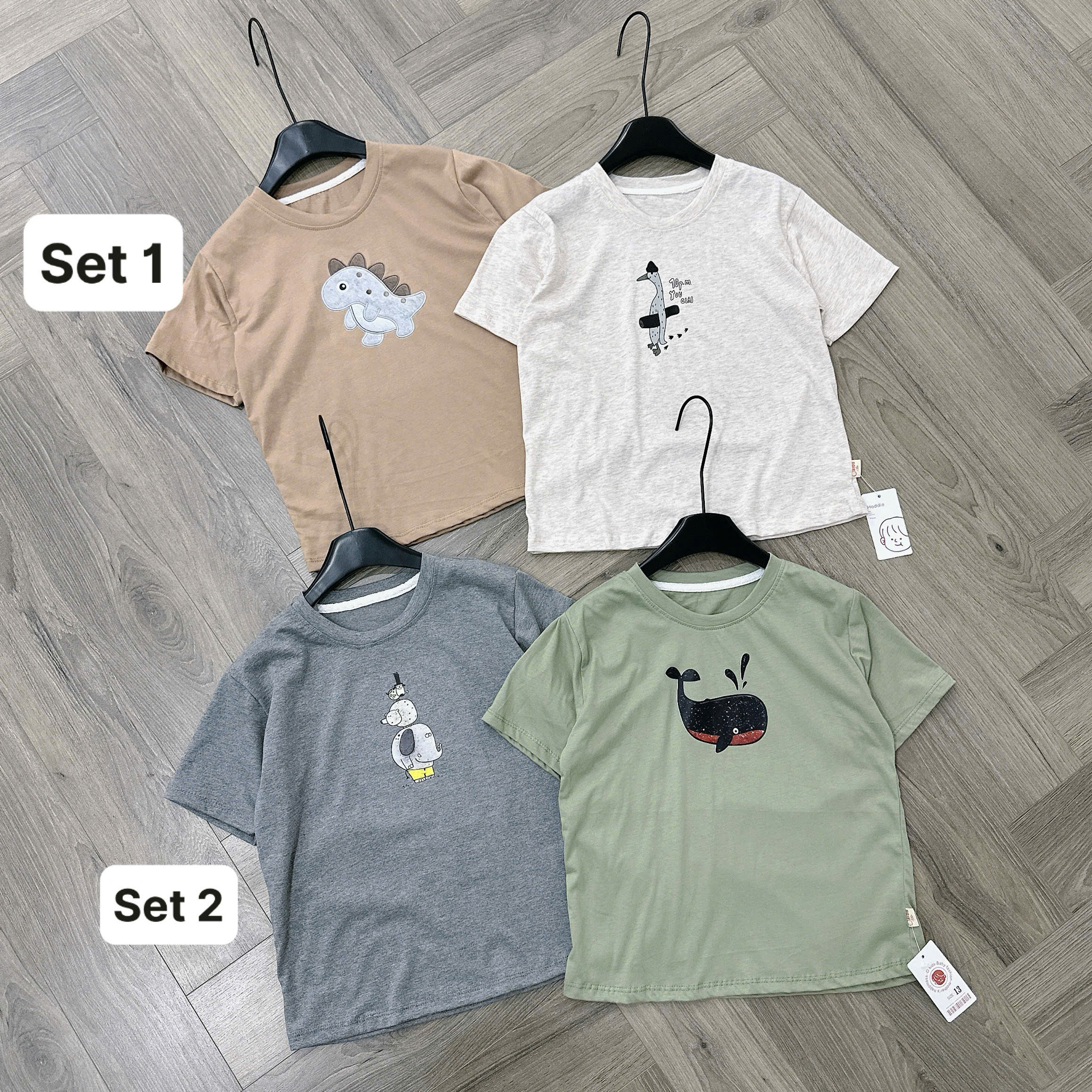 SET 2 ÁO CỘC ĐẠI BÉ TRAI